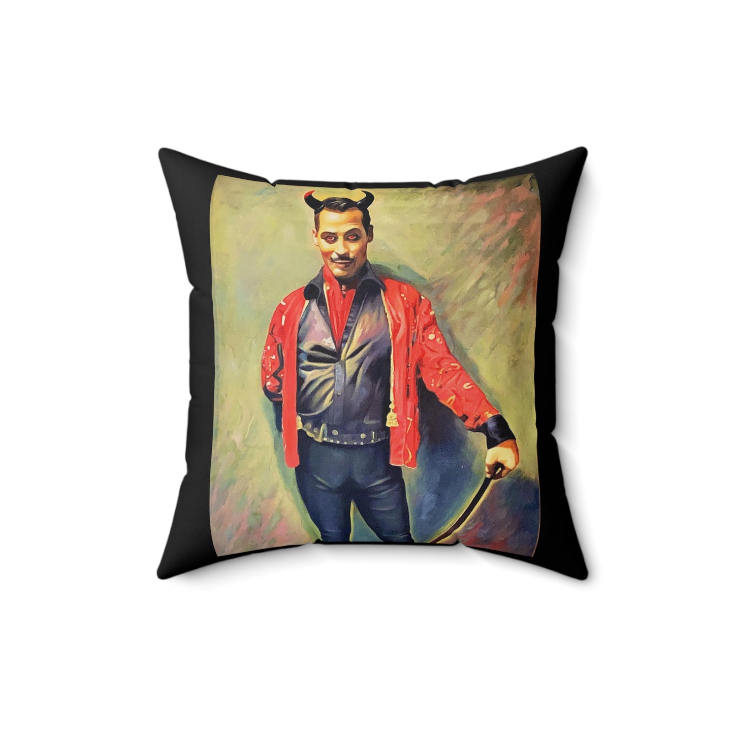 Scared & Alone Richard-Lael Lillard's "You Little Devil" Square Gallery Pillow