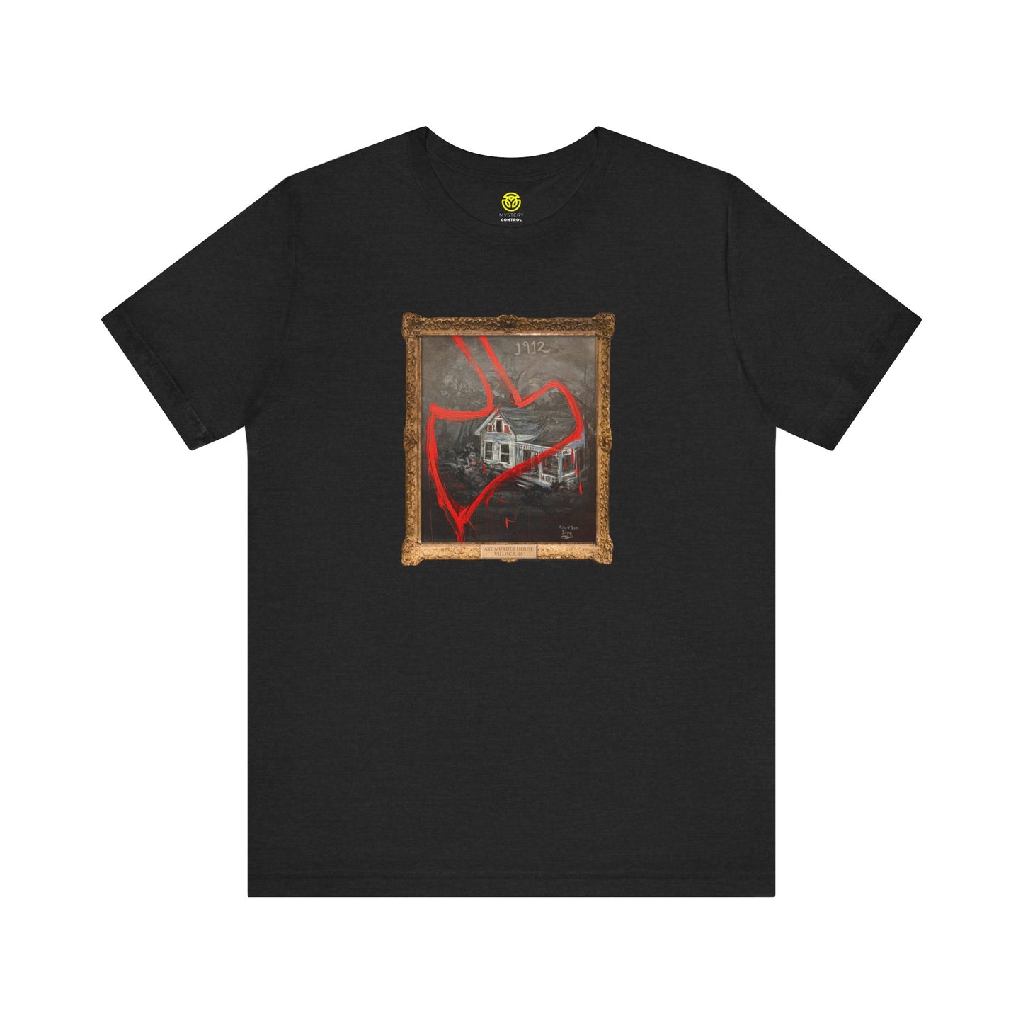 Scared & Alone Richard-Lael's "Villisca Axe Murder House" Unisex Gallery Tee (Single Image)