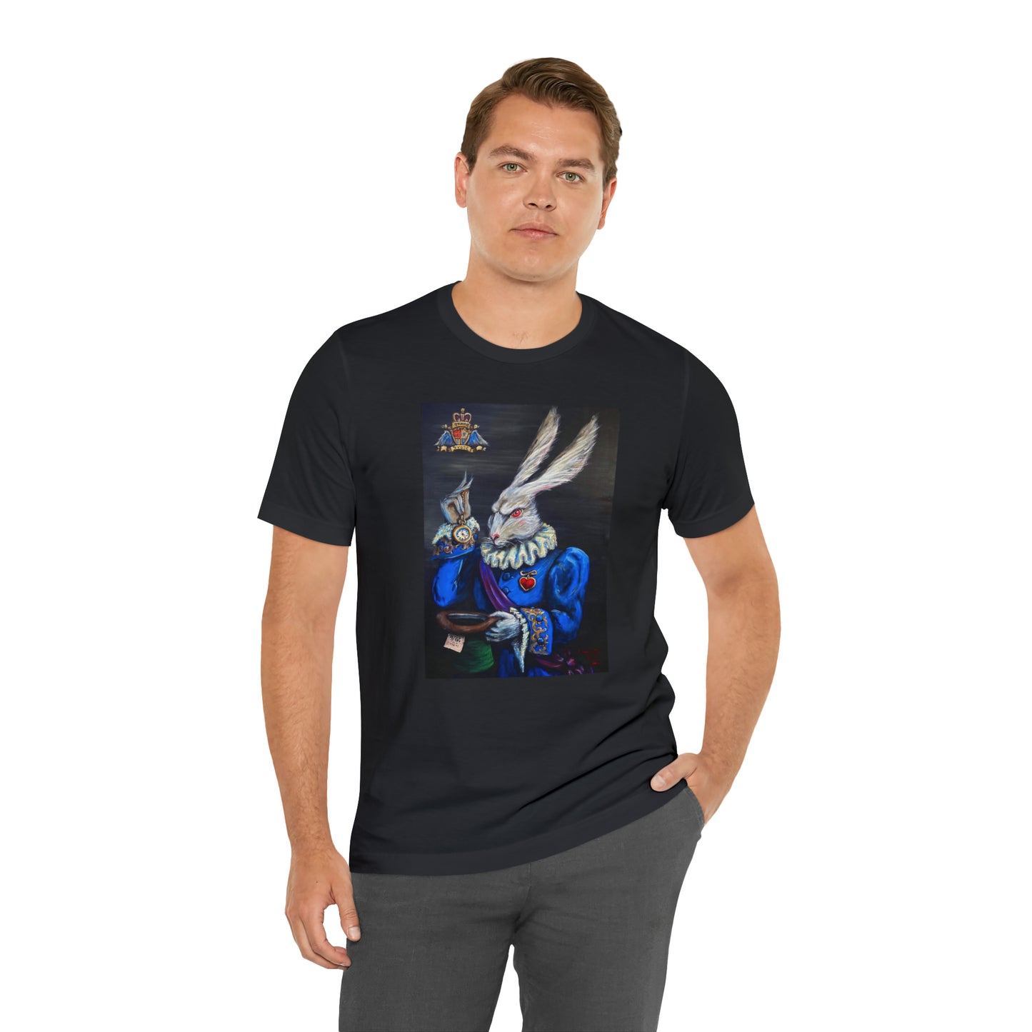 Scared & Alone Richard Lael's "It's Late" Unisex Gallery Tee