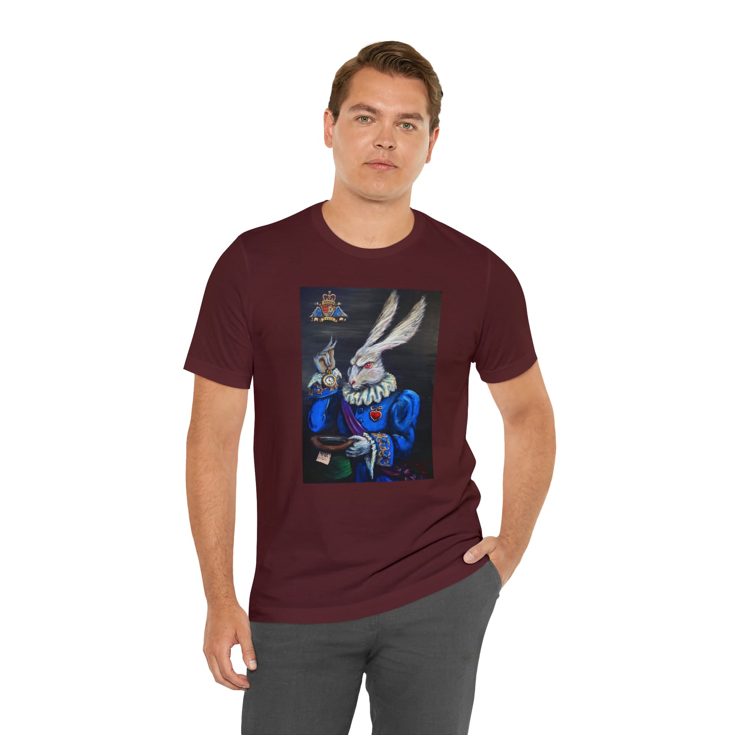 Scared & Alone Richard Lael's "It's Late" Unisex Gallery Tee
