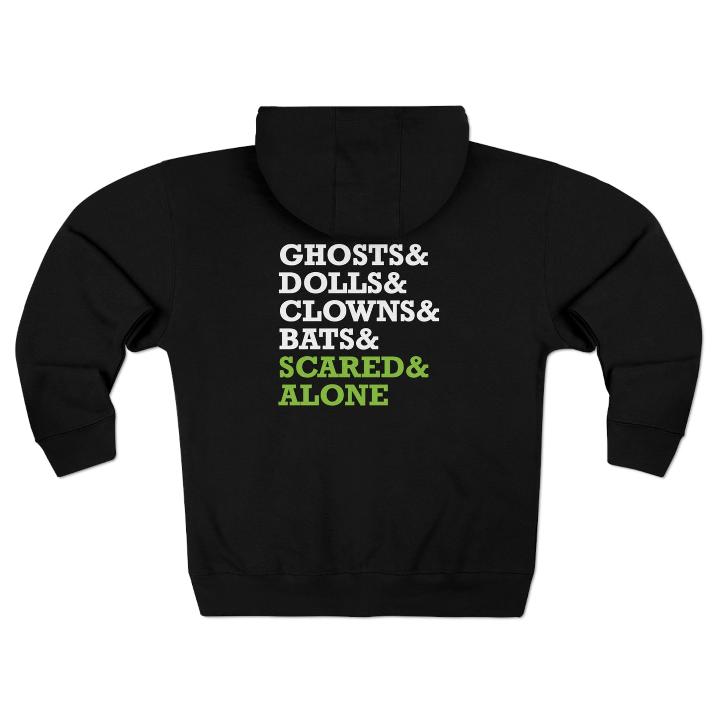 Ghosts & Clowns...& Scared & Alone Heavy Zip Hoodie