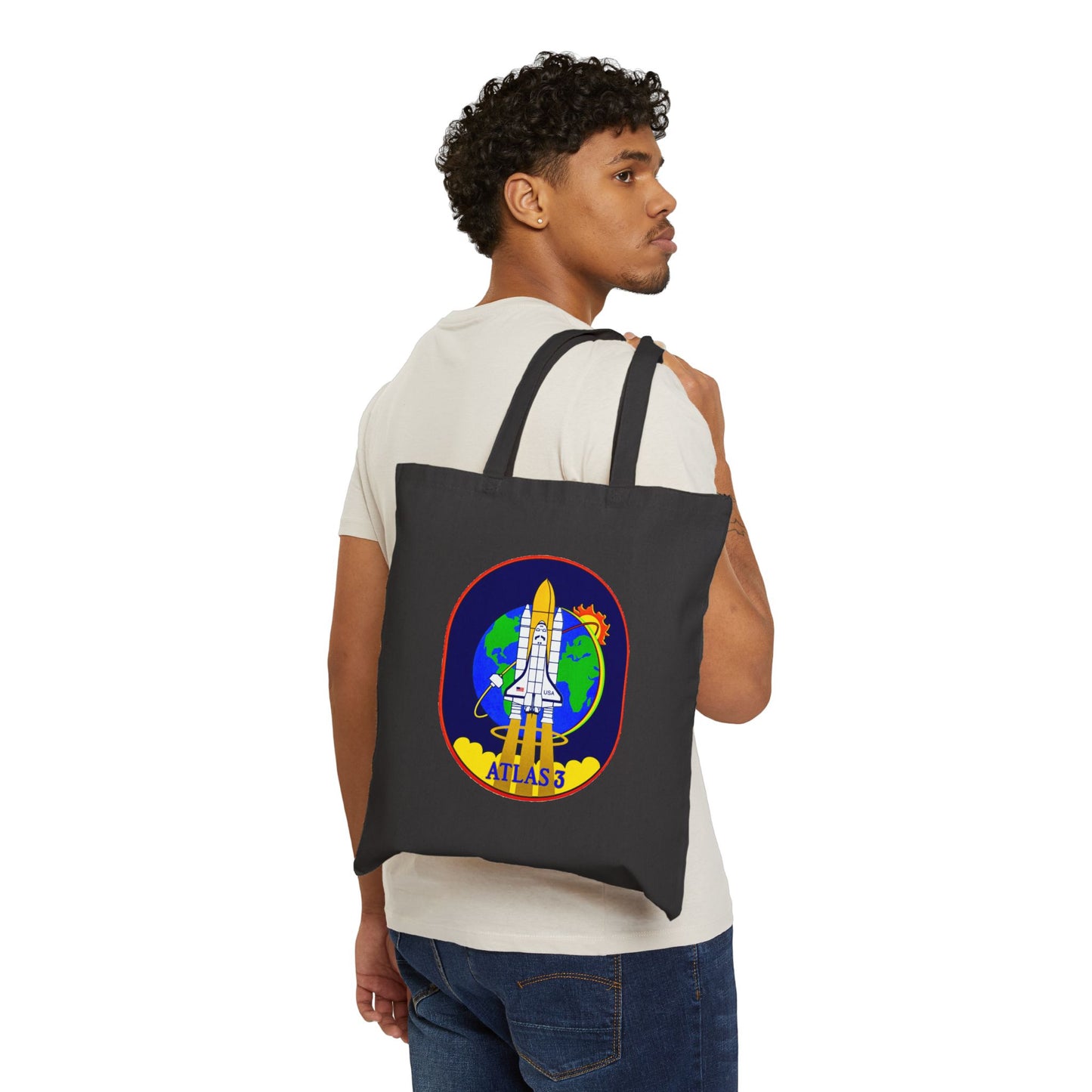 Suborbital Flight - Space Exploration Cotton Canvas Tote