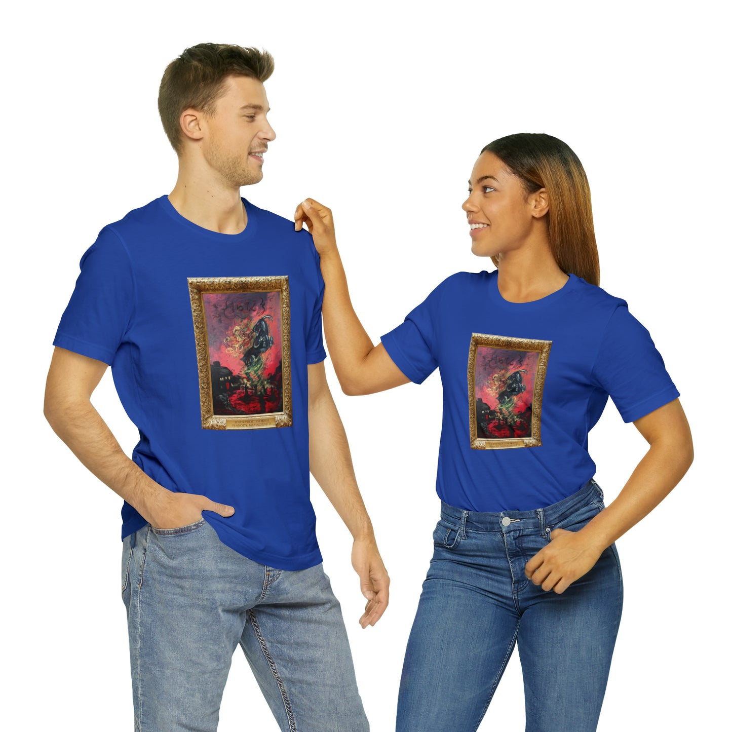 Scared & Alone Richard-Lael's "Proctor House" Unisex Gallery Tee (Single Image)