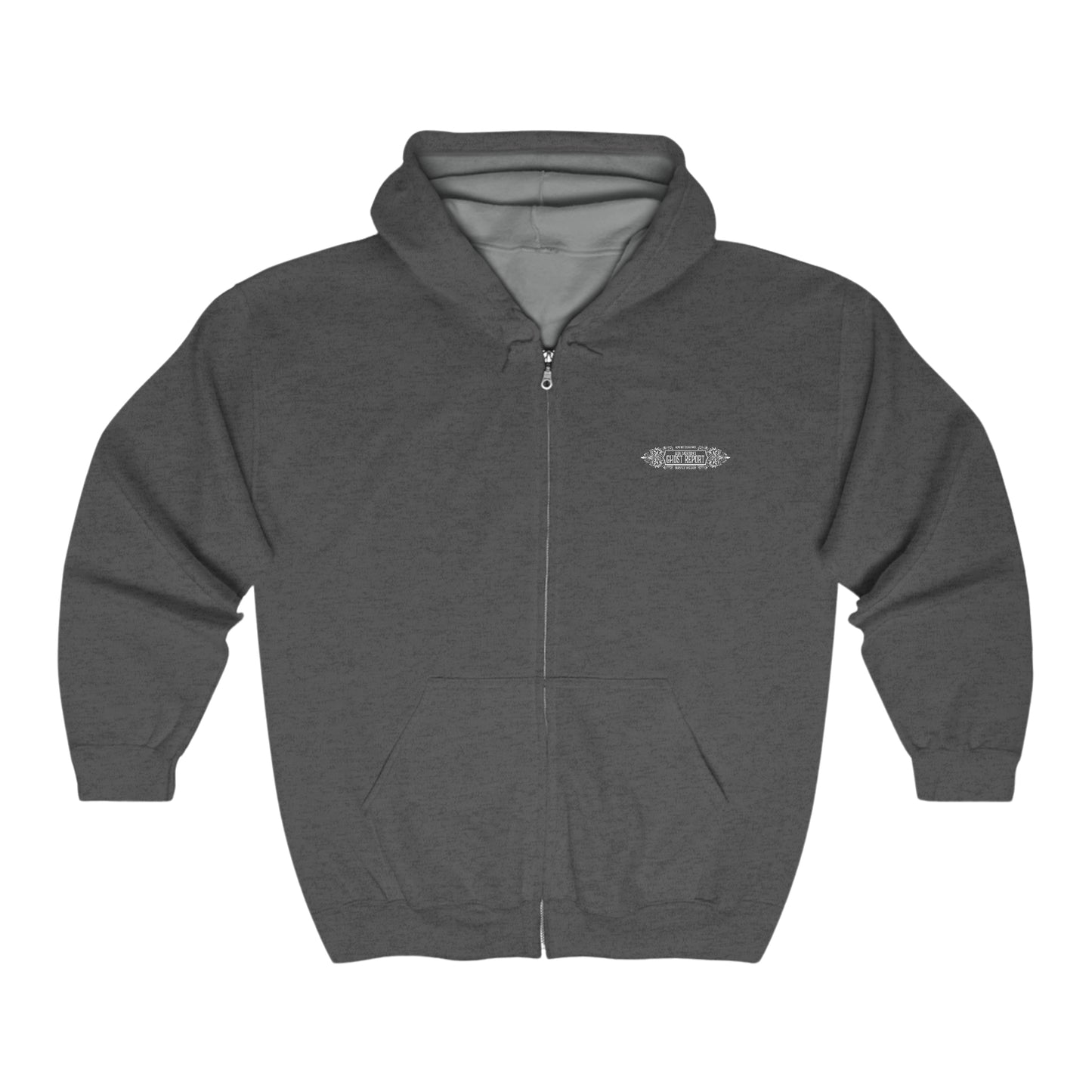 Ghost Report "Ghost Reporter" Unisex Heavy Blend™ Full Zip Hoodie