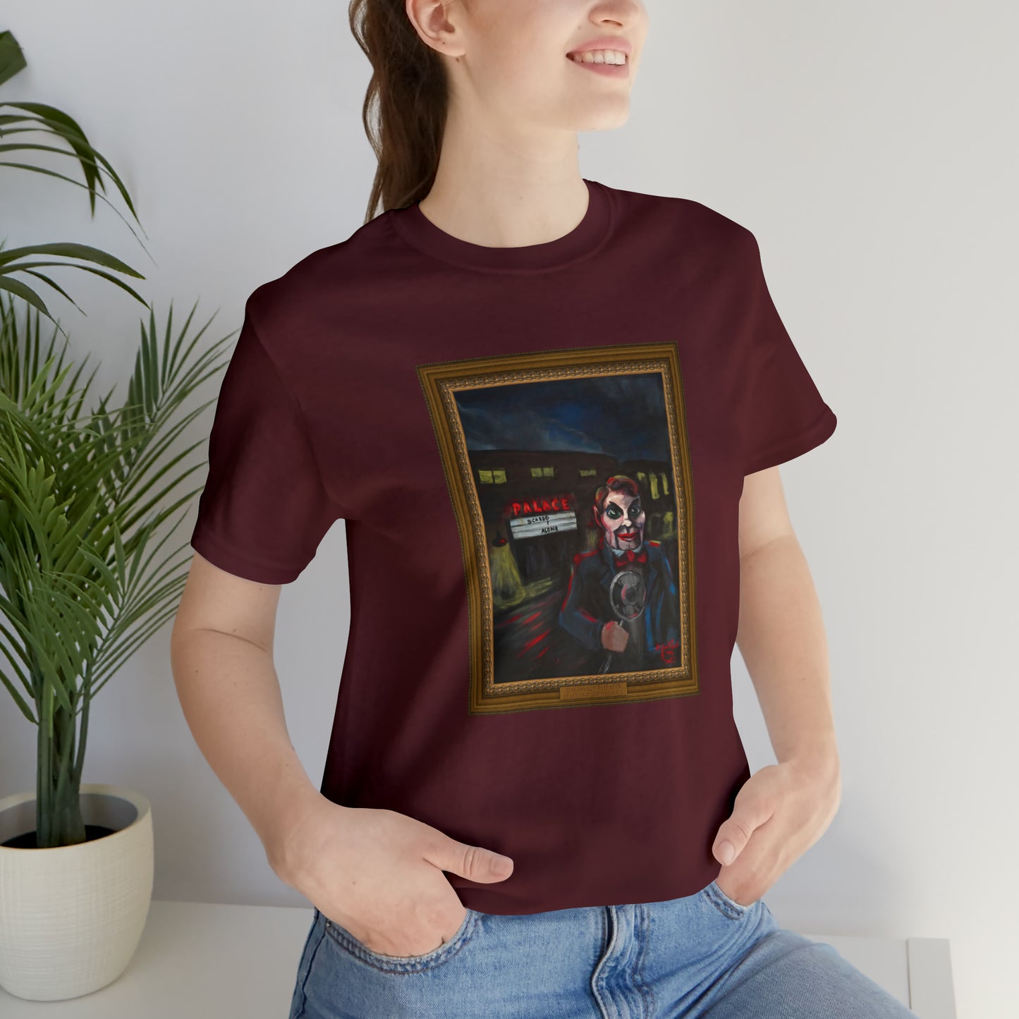 Scared & Alone Richard-Lael's "The Palace Theater" Unisex Gallery Tee (Single Image)
