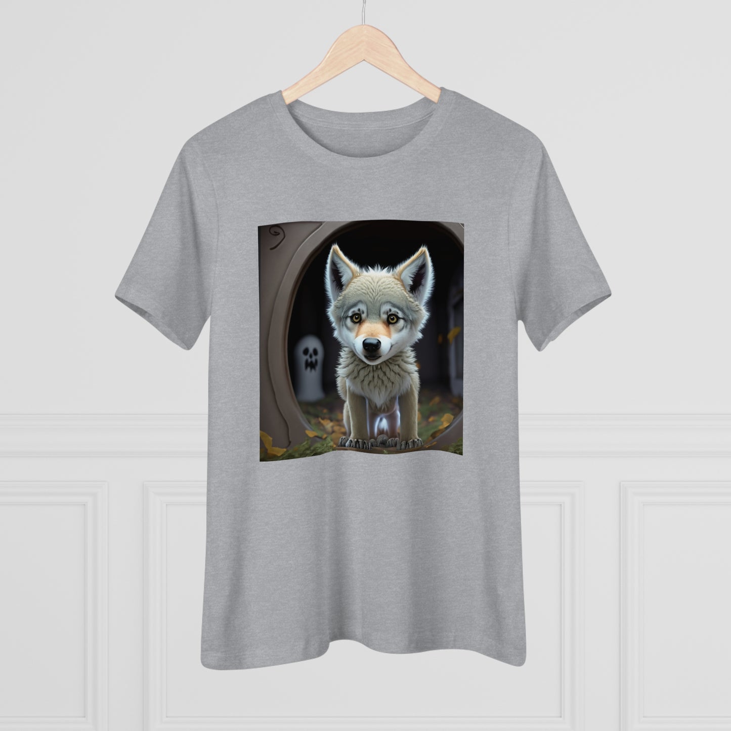 Are You There, Ghost Wolf Women's Premium Tee
