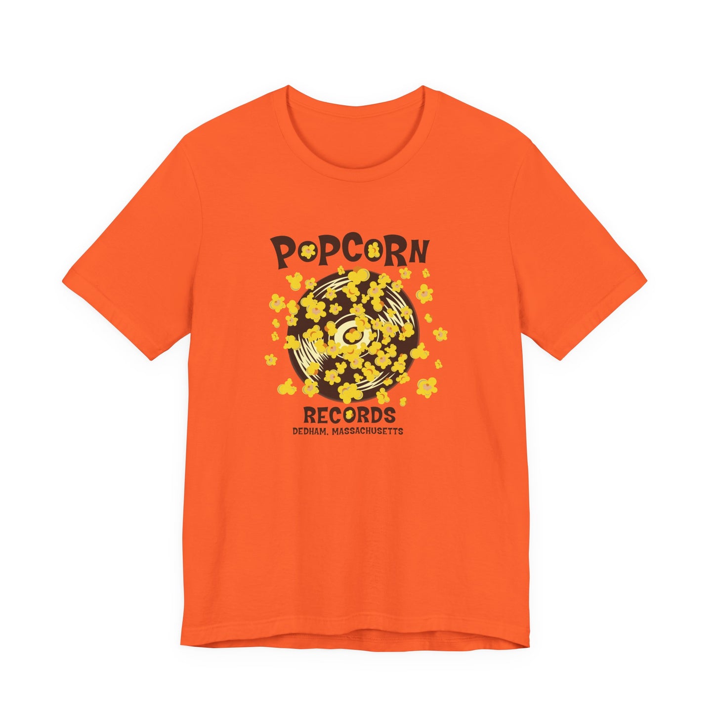 Popcorn Records Unisex Jersey Short Sleeve Tee