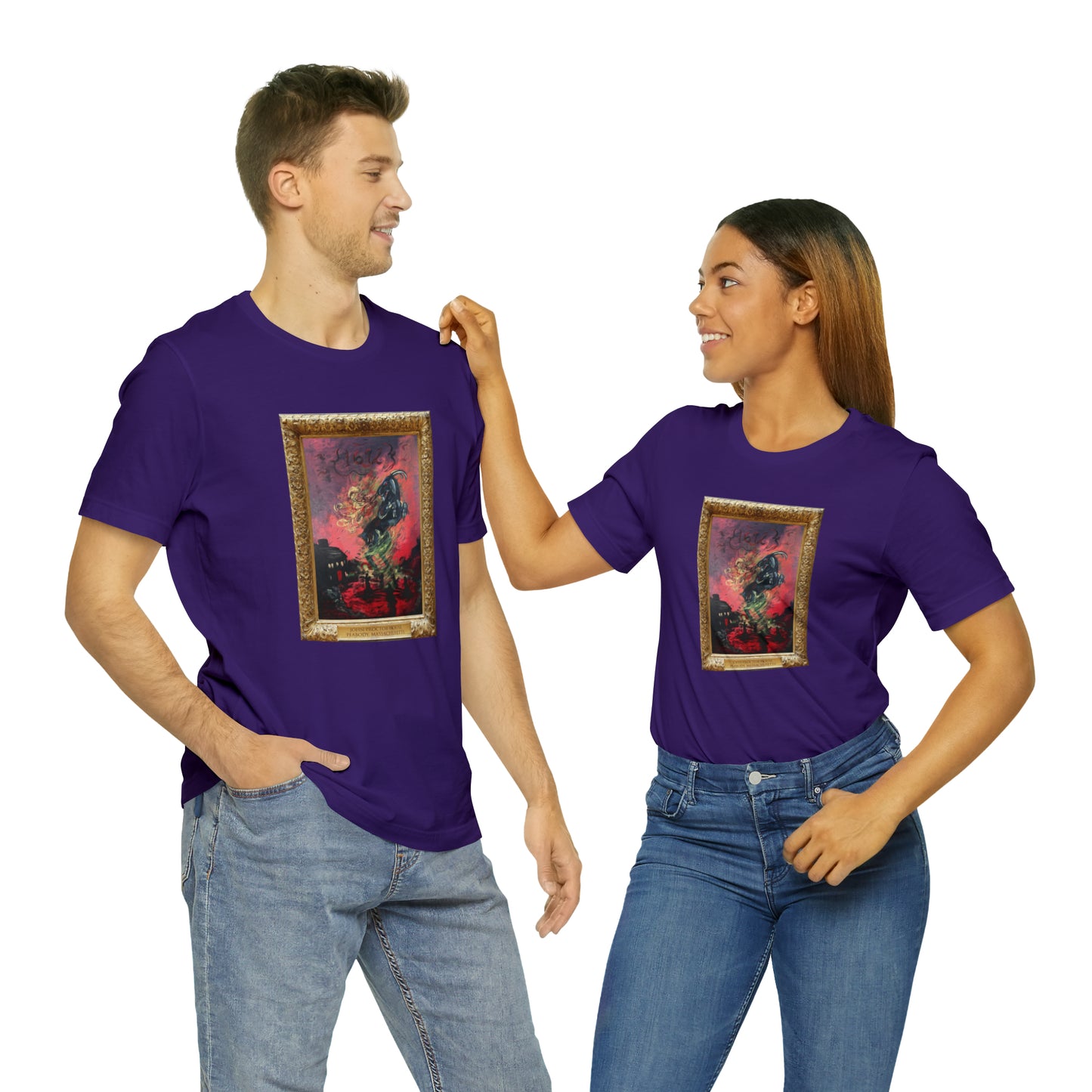 Scared & Alone Richard-Lael's "Proctor House" Unisex Gallery Tee (Single Image)