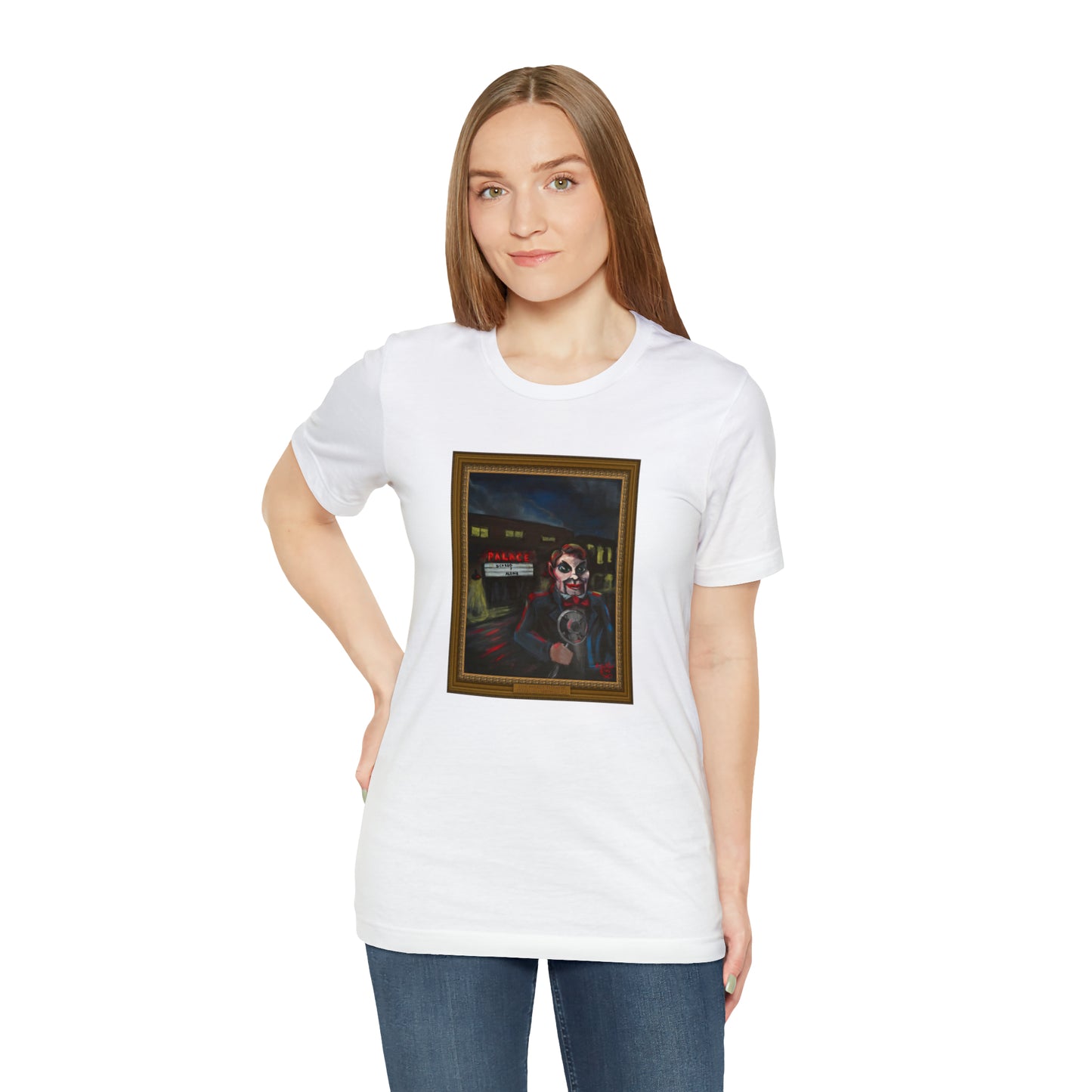 Scared & Alone Richard-Lael's "The Palace Theater" Unisex Gallery Tee (Single Image)