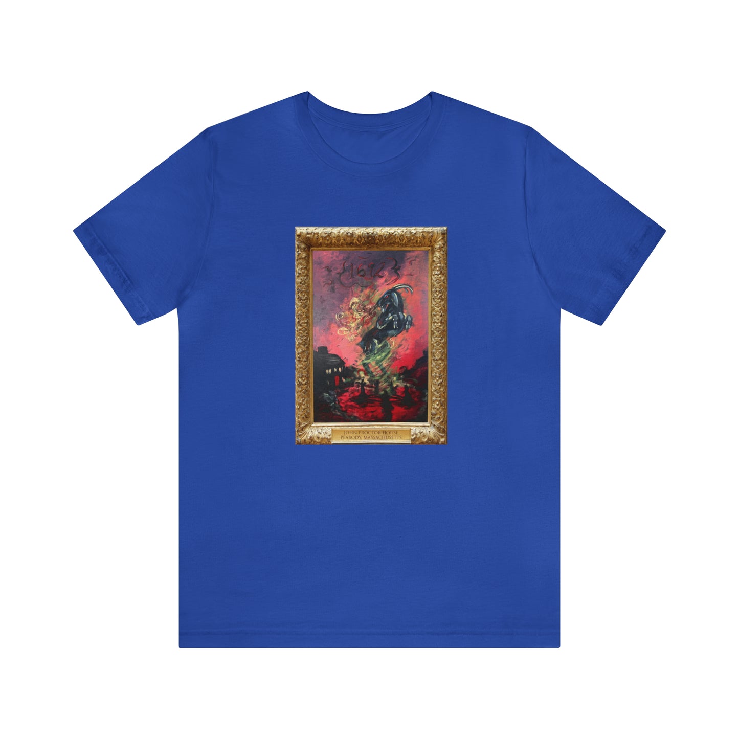 Scared & Alone Richard-Lael's "Proctor House" Unisex Gallery Tee (Single Image)