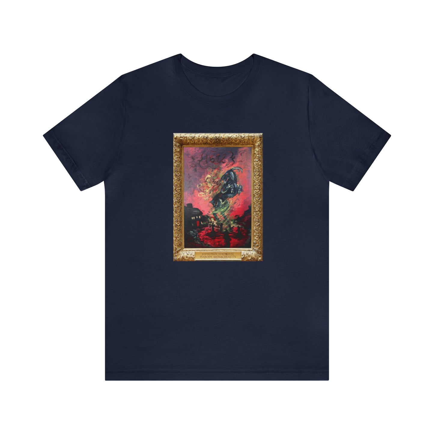 Scared & Alone Richard-Lael's "Proctor House" Unisex Gallery Tee (Single Image)