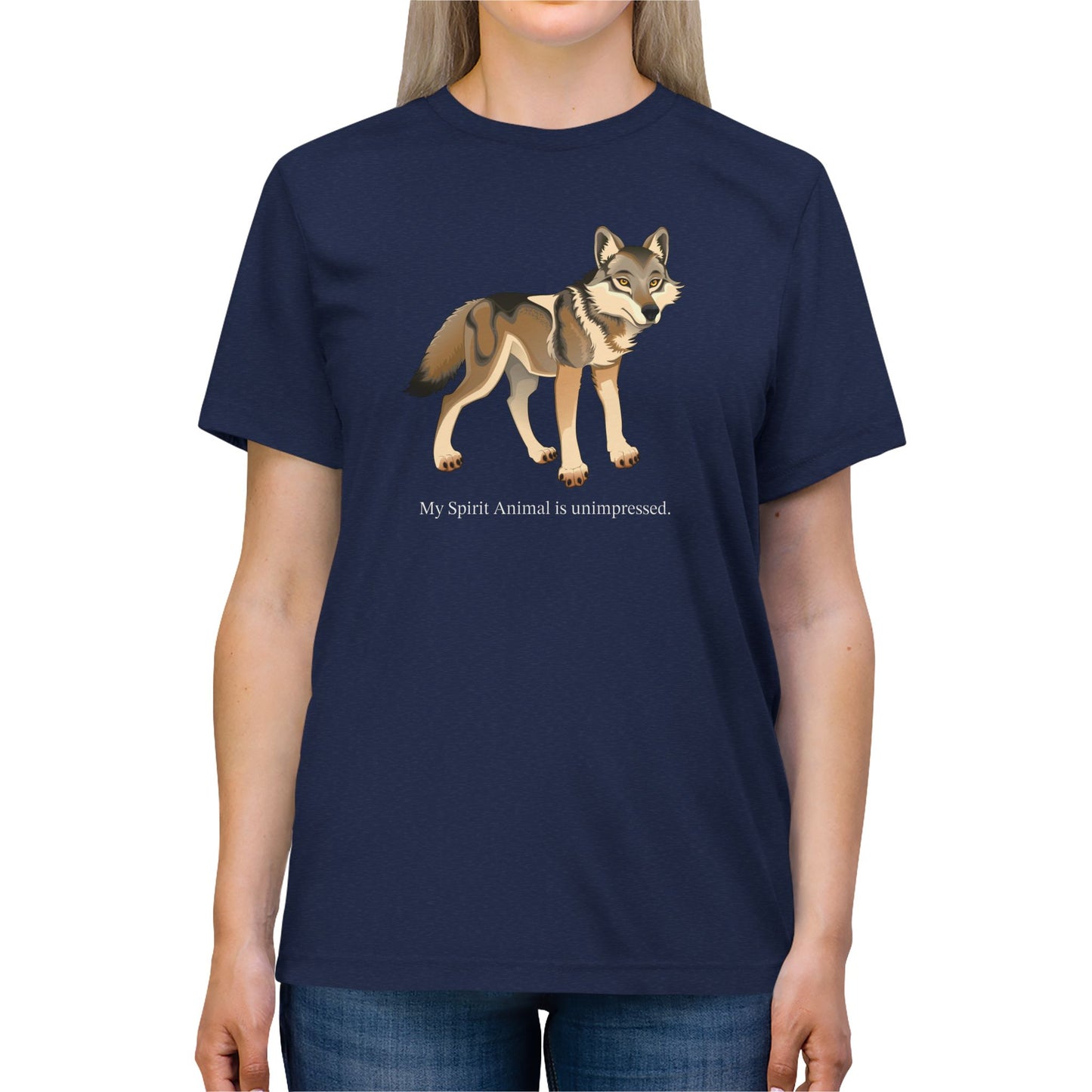 The Wolf T-Shirt Unisex Triblend Tee