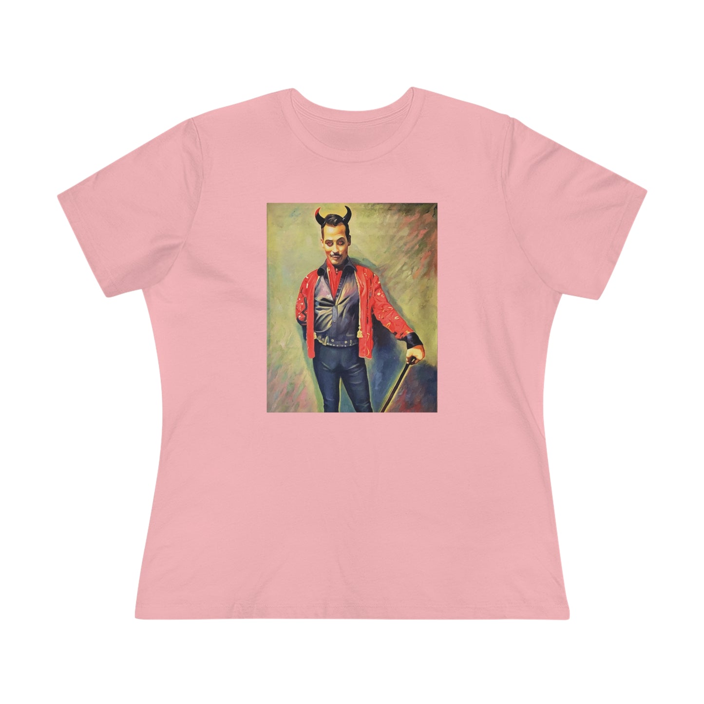 Scared & Alone "You Little Devil" by Richard-Lael Lillard Women's Premium Gallery Tee
