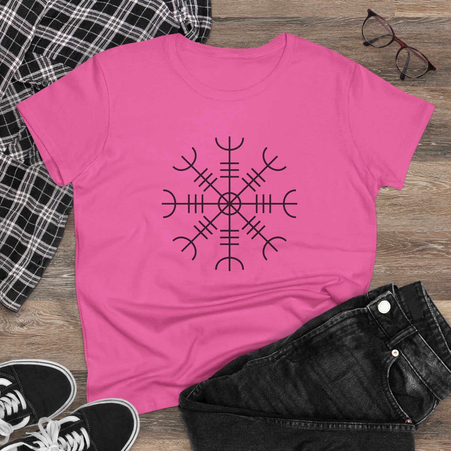 Spellcaster by Patti Negri "Protection" Helm of Awe Women's Easy Tee