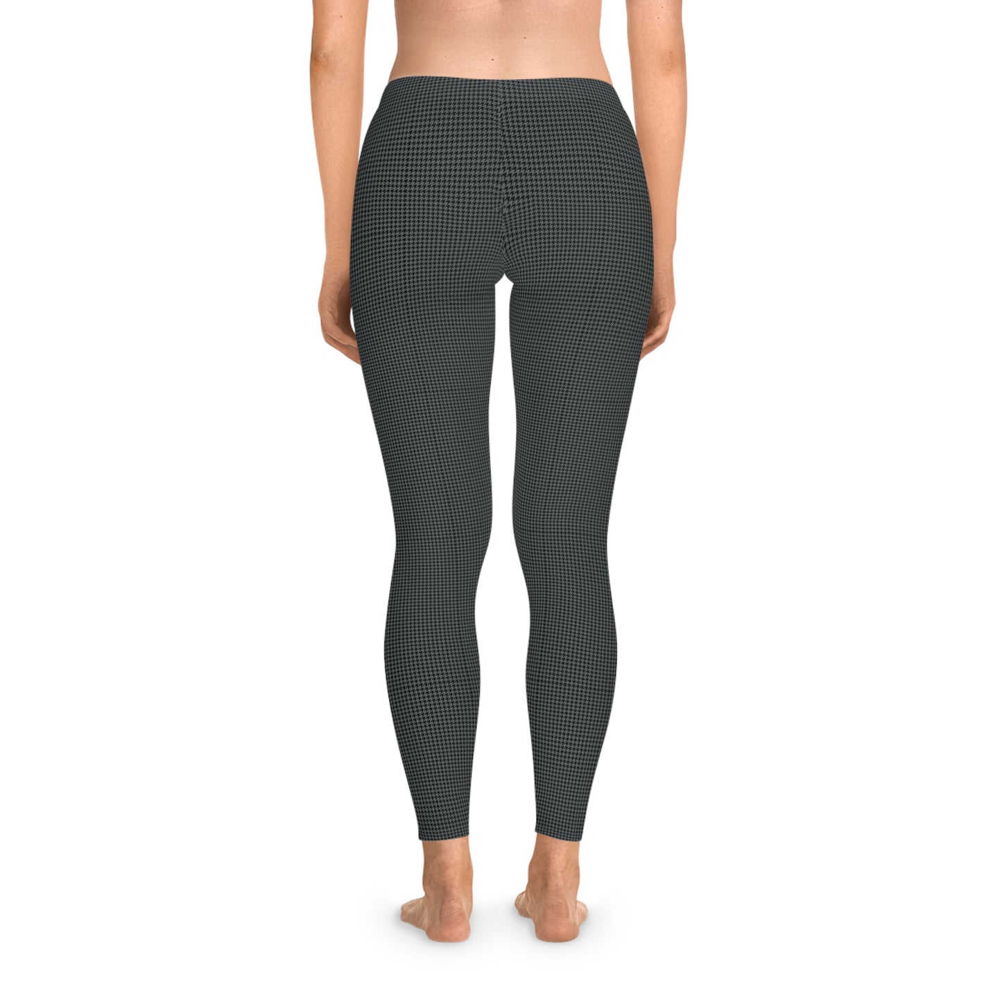 University Magickus Mid-rise Stretch Leggings in Carbon/Black