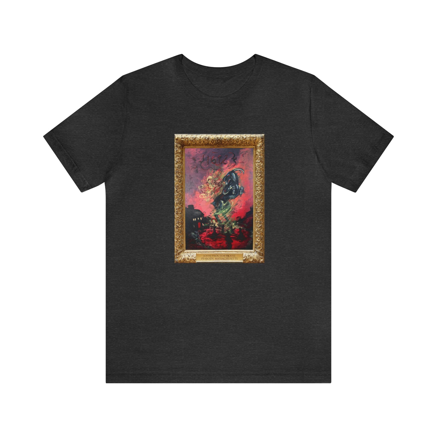 Scared & Alone Richard-Lael's "Proctor House" Unisex Gallery Tee (Single Image)