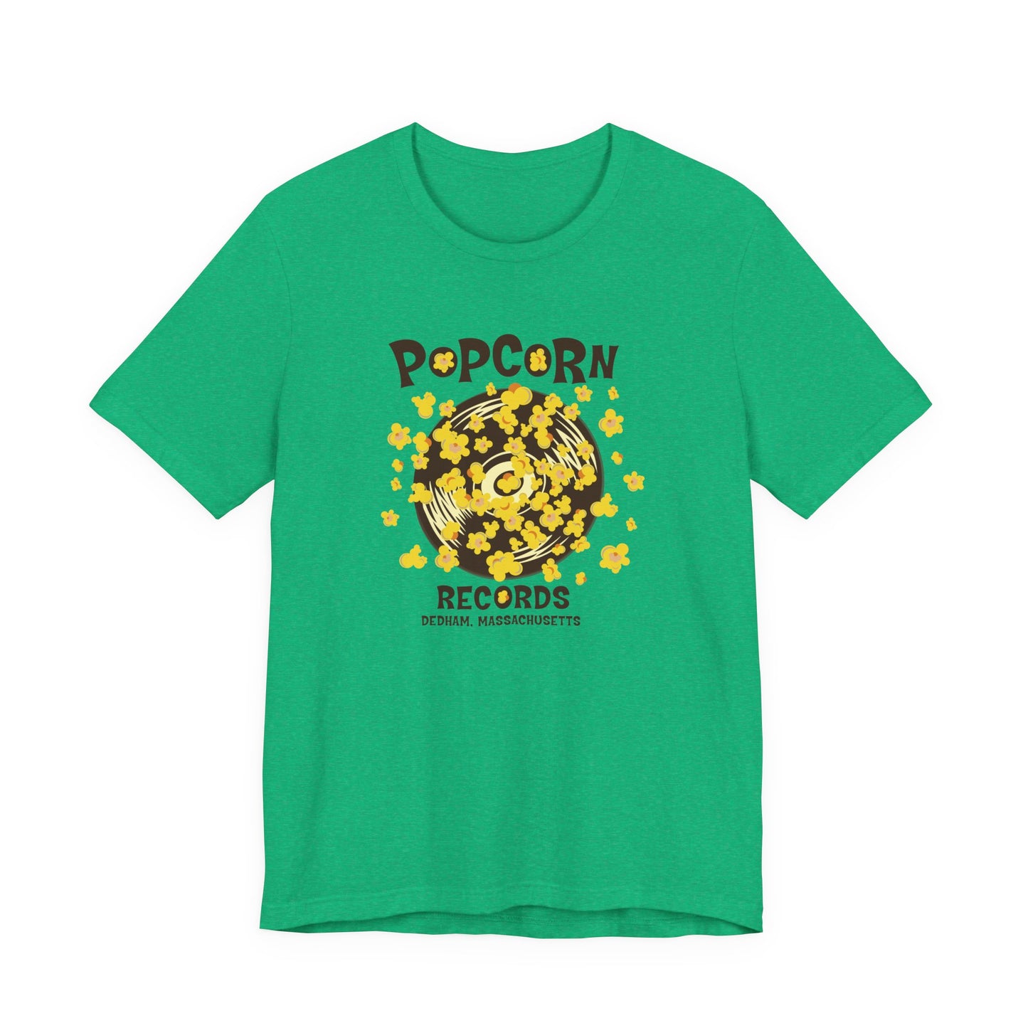 Popcorn Records Unisex Jersey Short Sleeve Tee