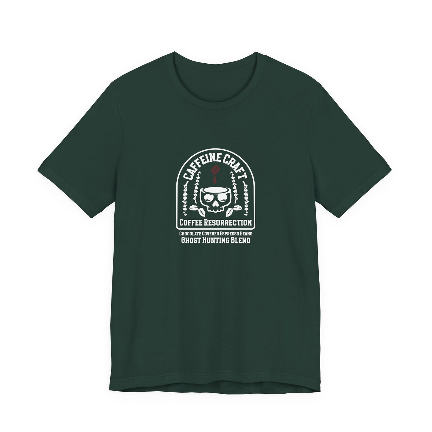 Caffeine Craft Coffee Resurrection Brand Unisex Jersey Tee