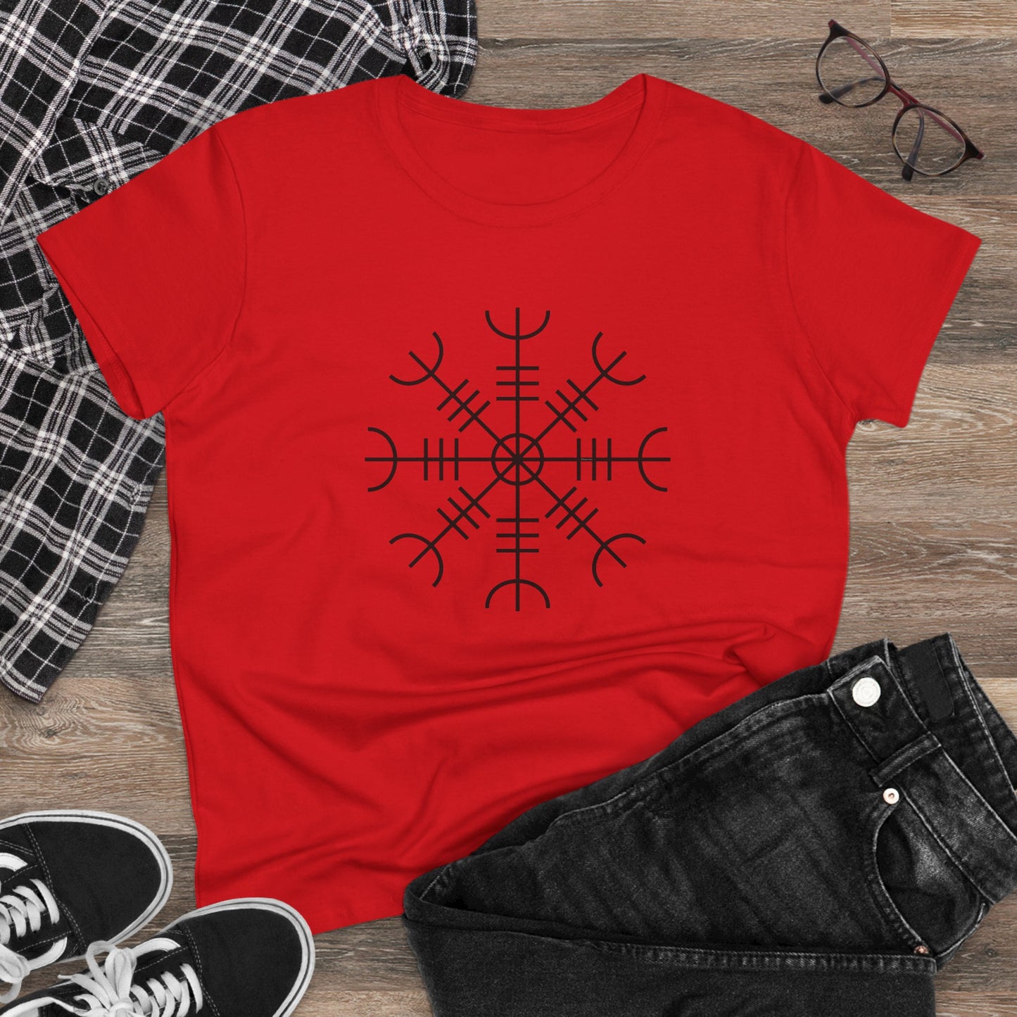Spellcaster by Patti Negri "Protection" Helm of Awe Women's Easy Tee