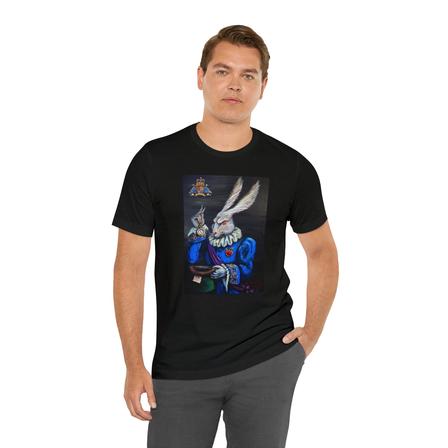 Scared & Alone Richard Lael's "It's Late" Unisex Gallery Tee