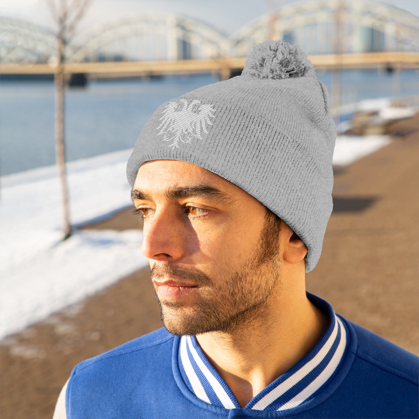 University Magickus "Double Dragon" Pom Pom Beanie