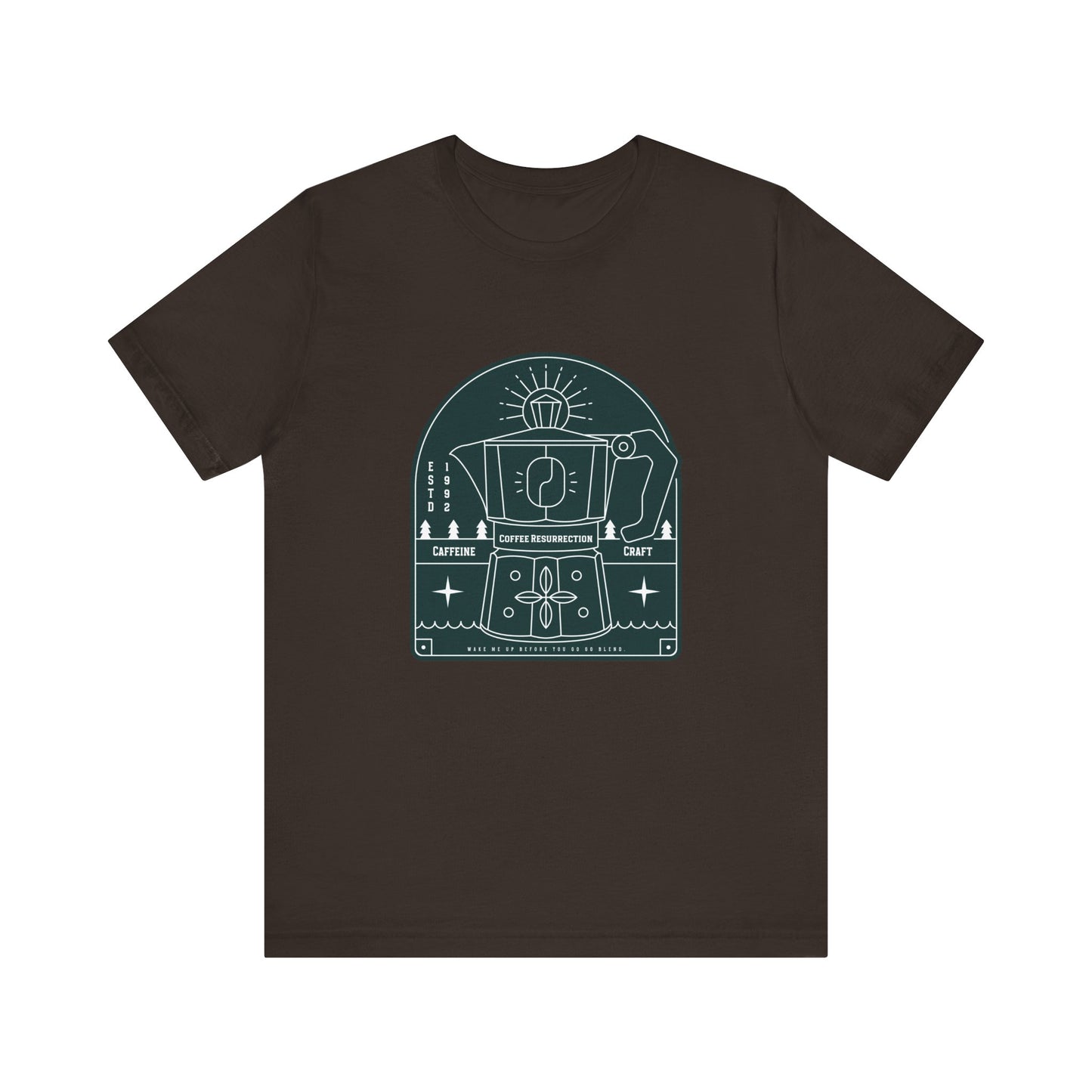 Caffeine Craft "Pot Head" Coffee Unisex Jersey Short Sleeve Tee