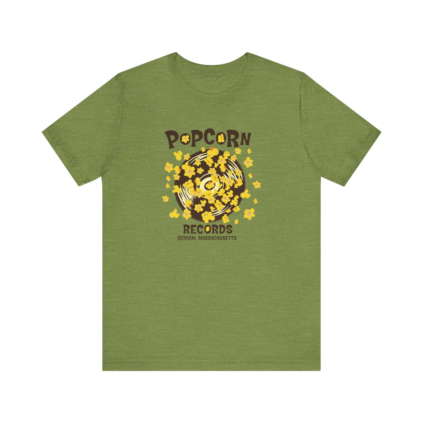 Popcorn Records Unisex Jersey Short Sleeve Tee