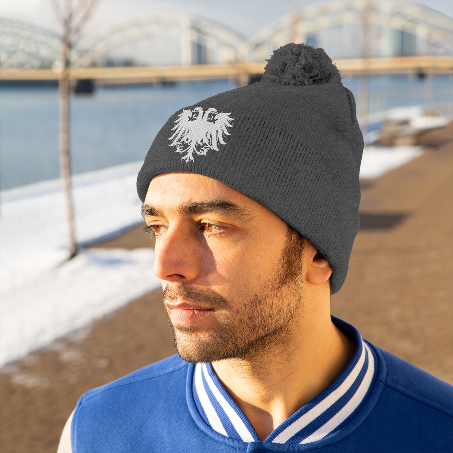 University Magickus "Double Dragon" Pom Pom Beanie