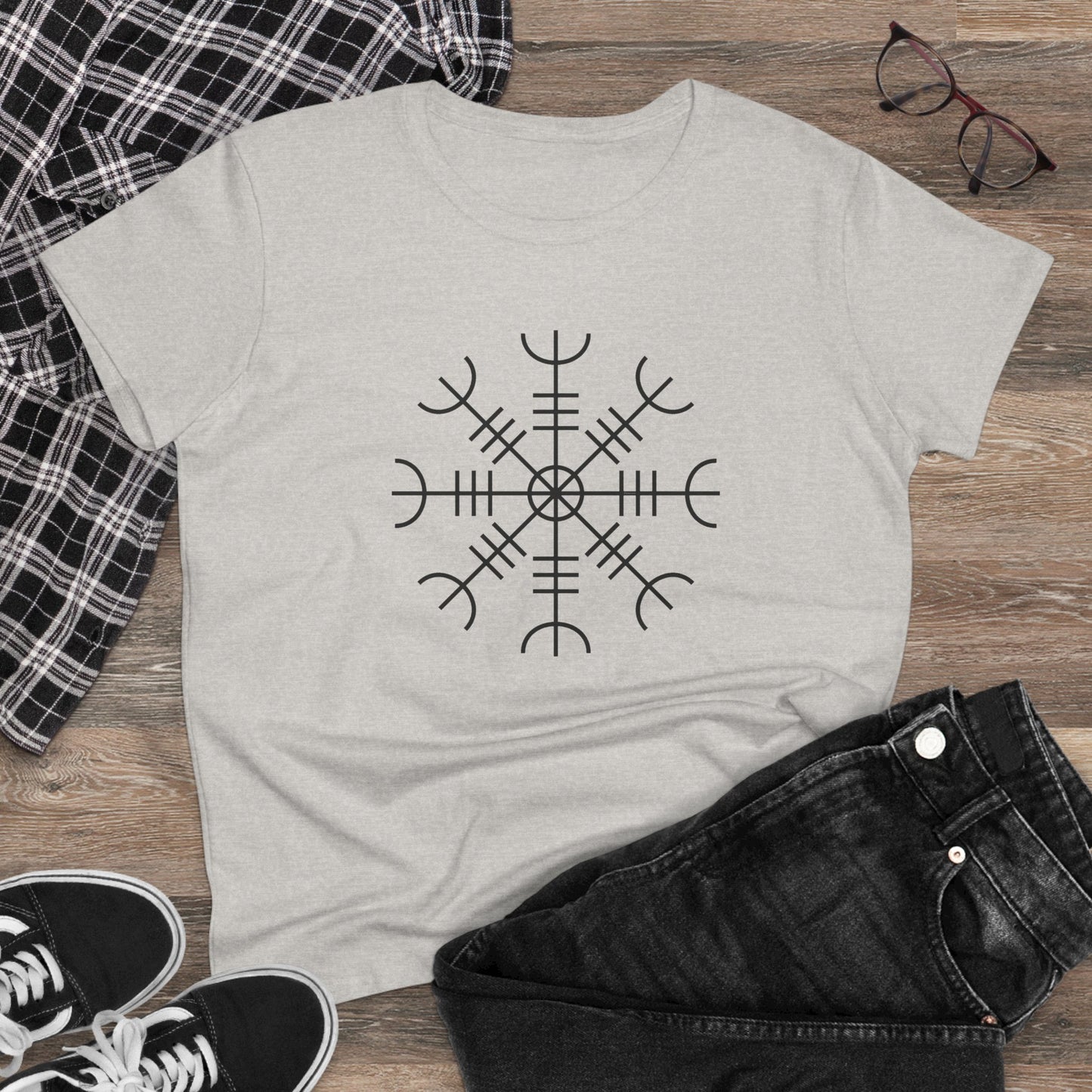 Spellcaster by Patti Negri "Protection" Helm of Awe Women's Easy Tee