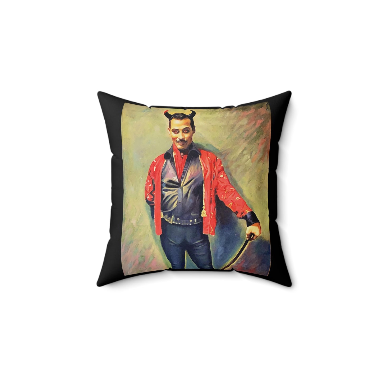 Scared & Alone Richard-Lael Lillard's "You Little Devil" Square Gallery Pillow