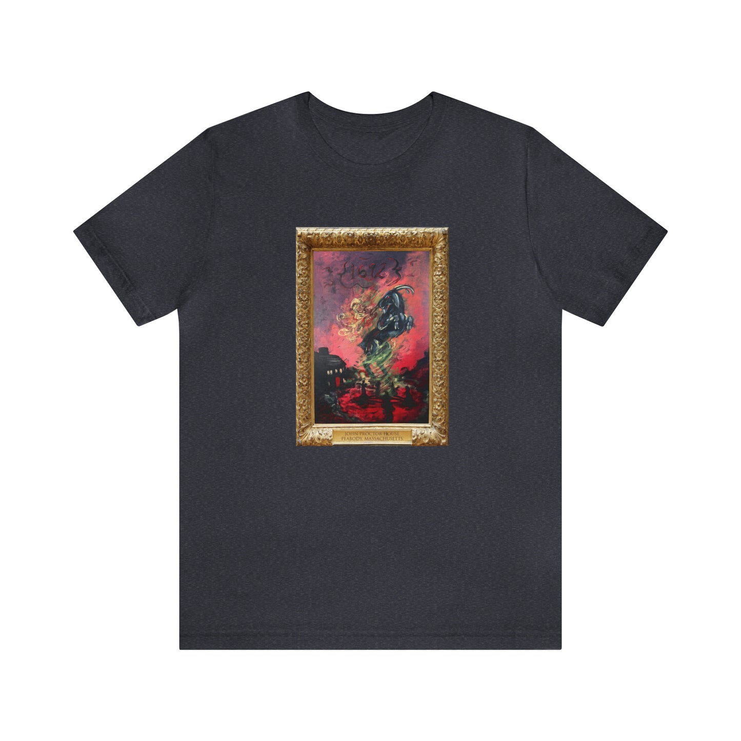 Scared & Alone Richard-Lael's "Proctor House" Unisex Gallery Tee (Single Image)