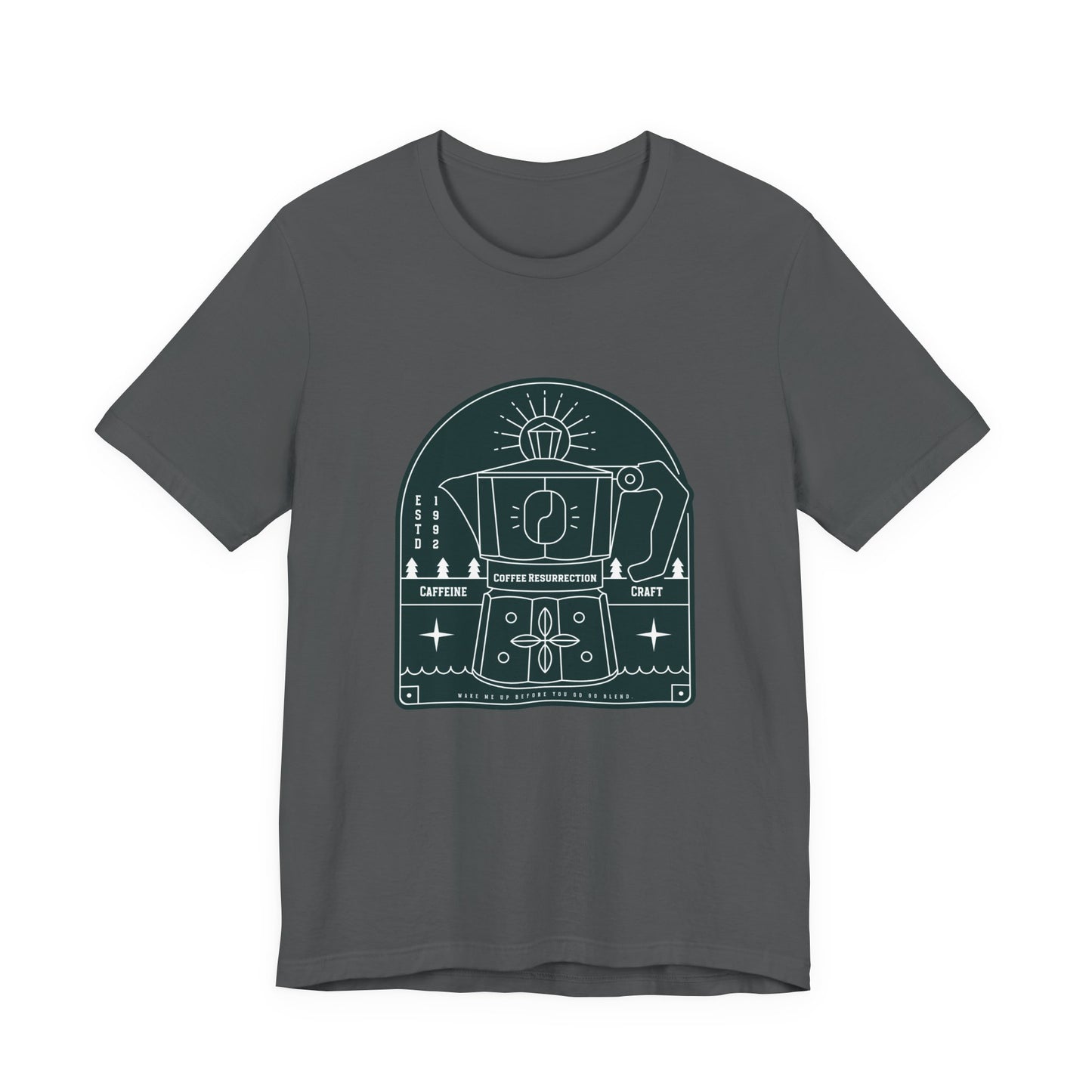 Caffeine Craft "Pot Head" Coffee Unisex Jersey Short Sleeve Tee