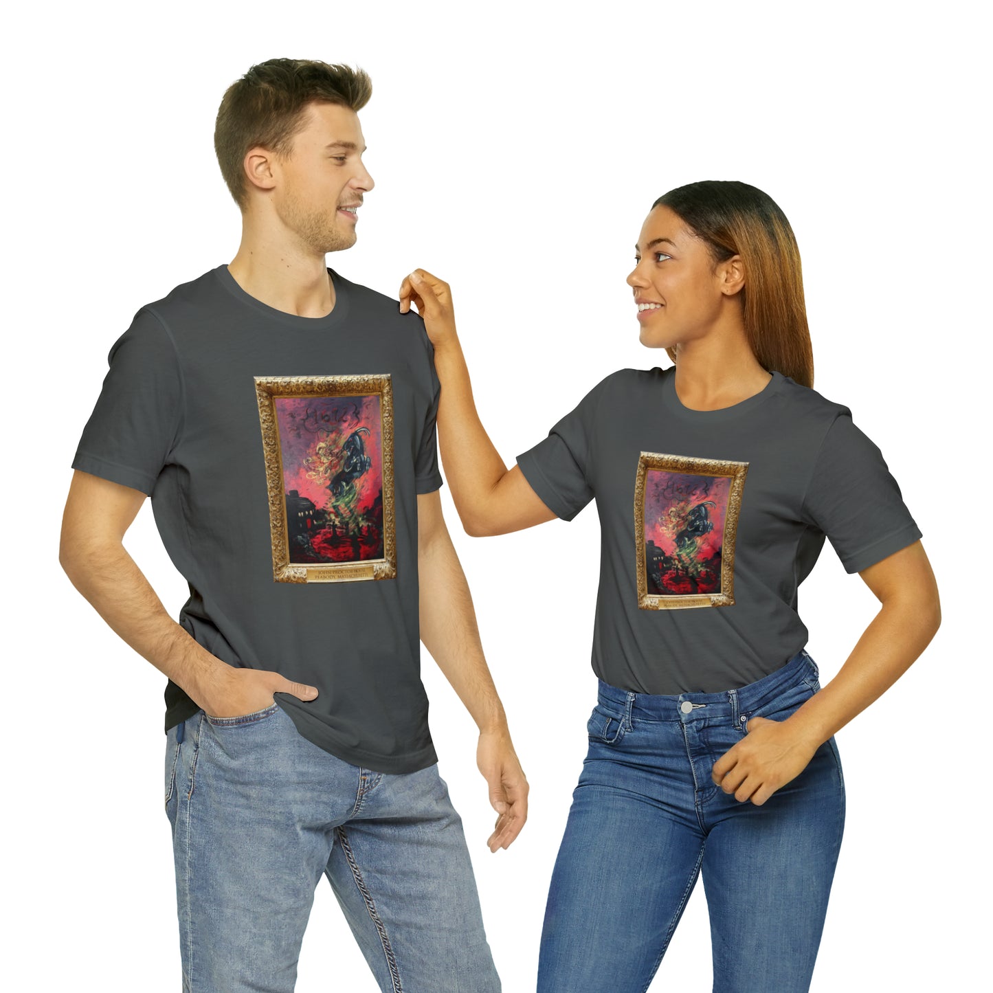 Scared & Alone Richard-Lael's "Proctor House" Unisex Gallery Tee (Single Image)