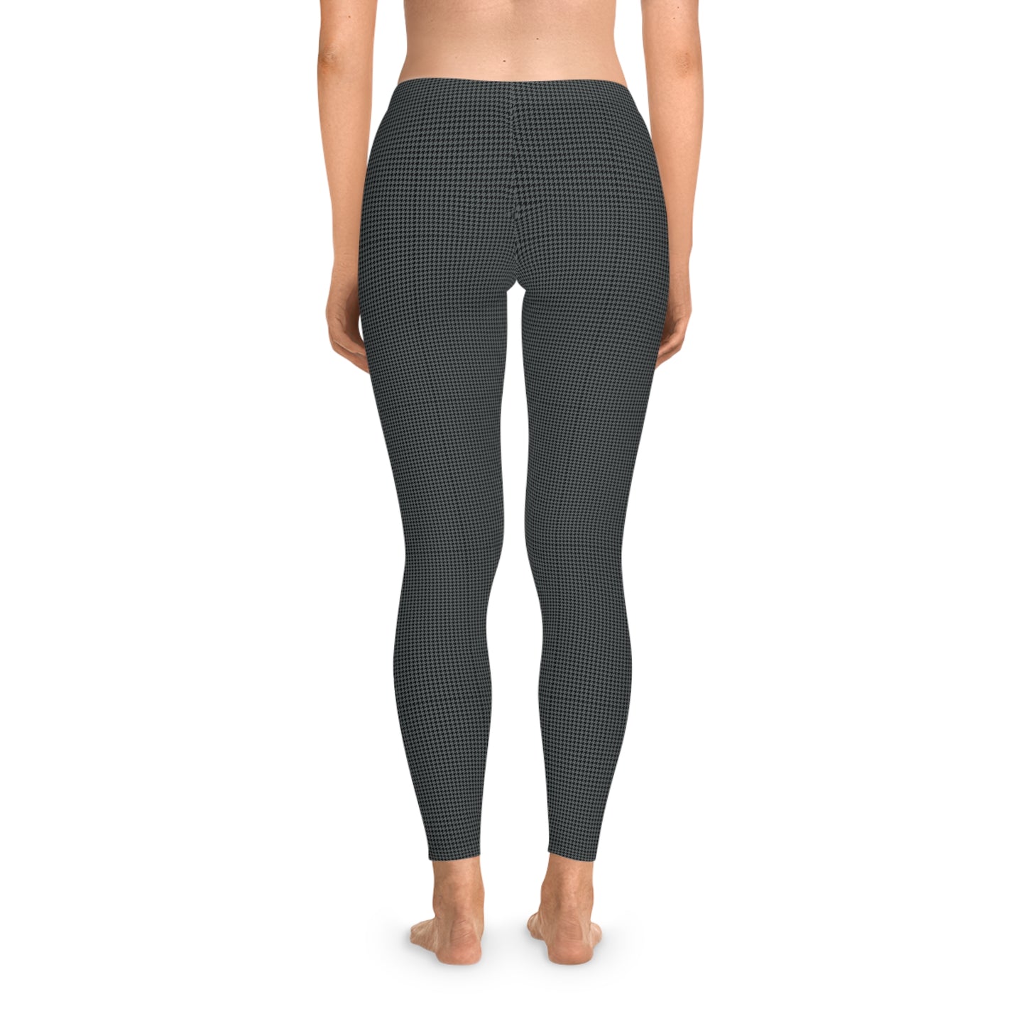 University Magickus Mid-rise Stretch Leggings in Carbon/Black