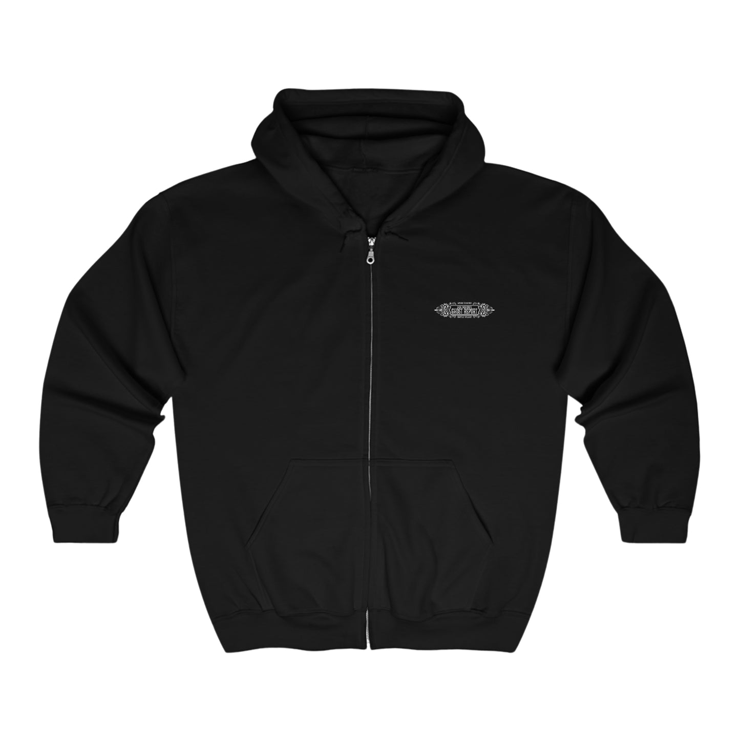 Ghost Report "Ghost Reporter" Unisex Heavy Blend™ Full Zip Hoodie