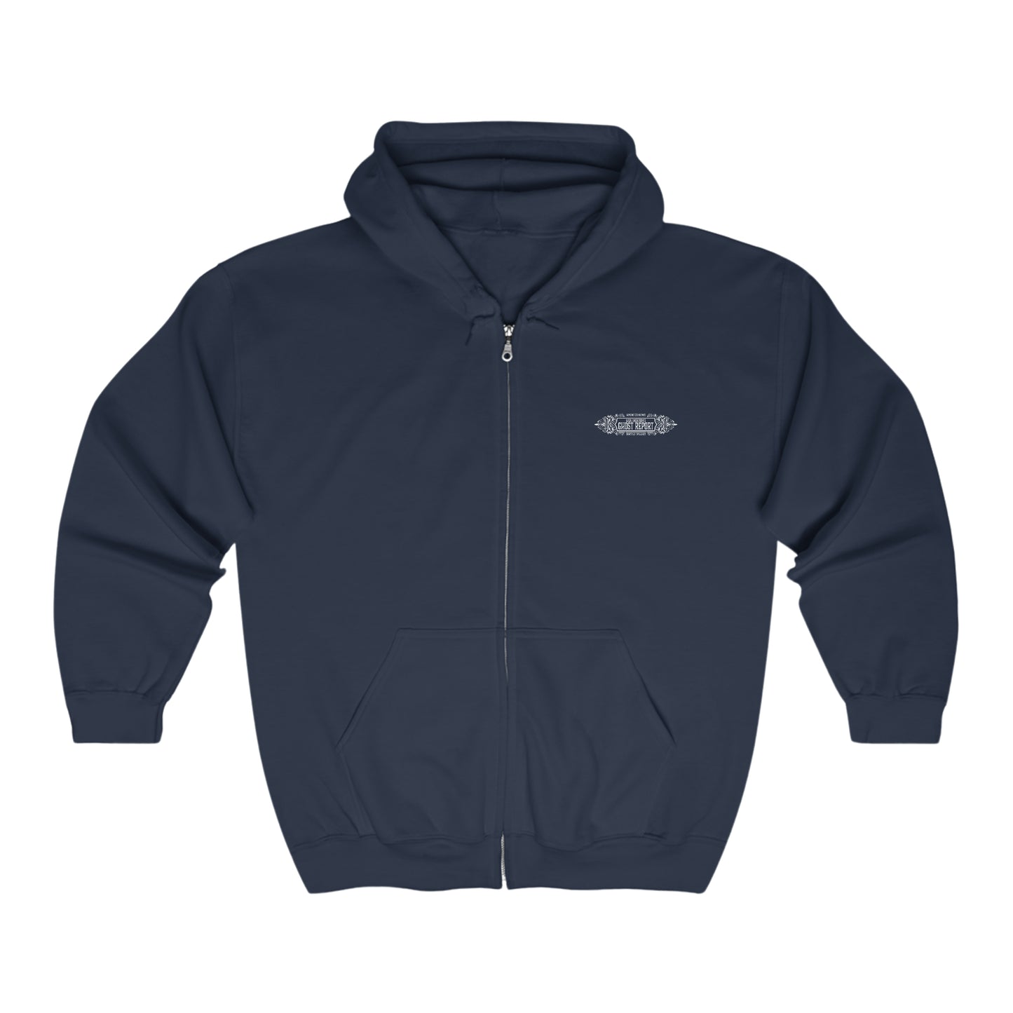 Ghost Report "Ghost Reporter" Unisex Heavy Blend™ Full Zip Hoodie