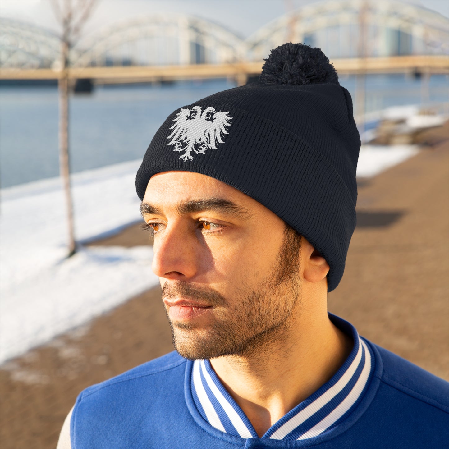 University Magickus "Double Dragon" Pom Pom Beanie