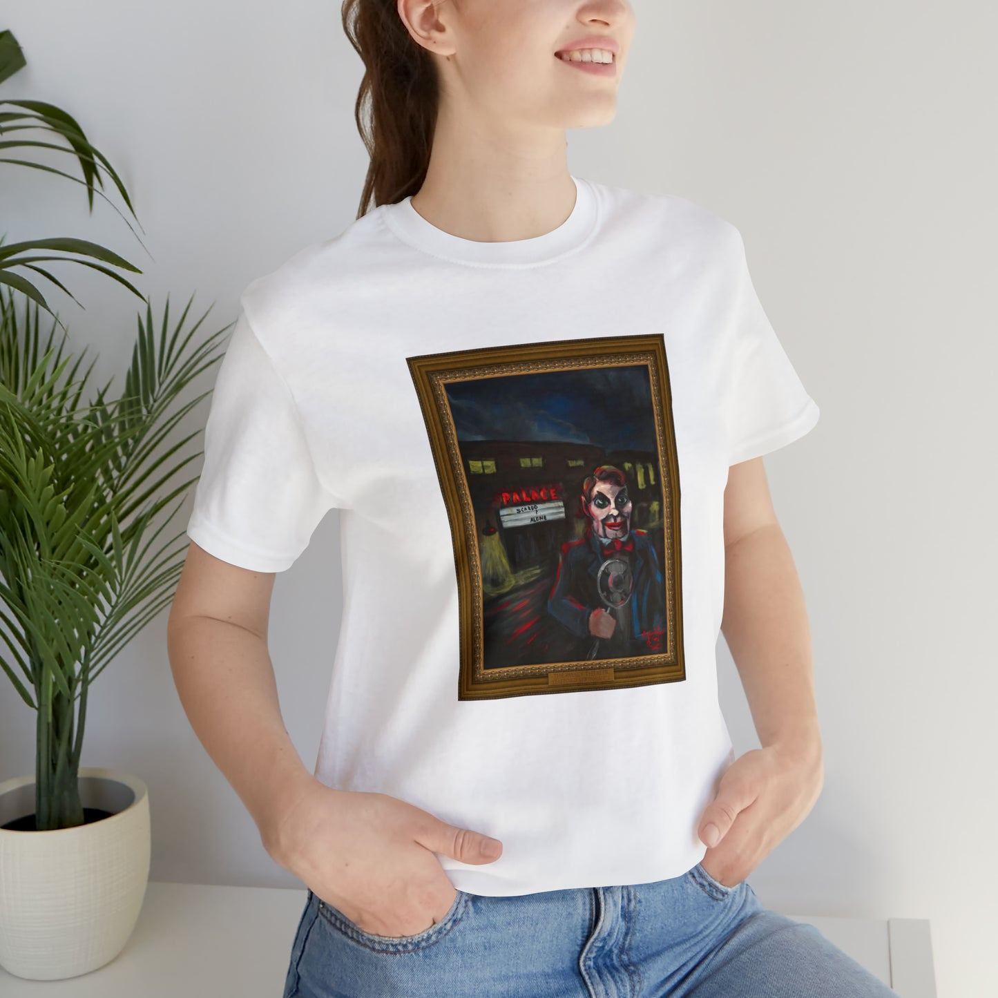 Scared & Alone Richard-Lael's "The Palace Theater" Unisex Gallery Tee (Single Image)