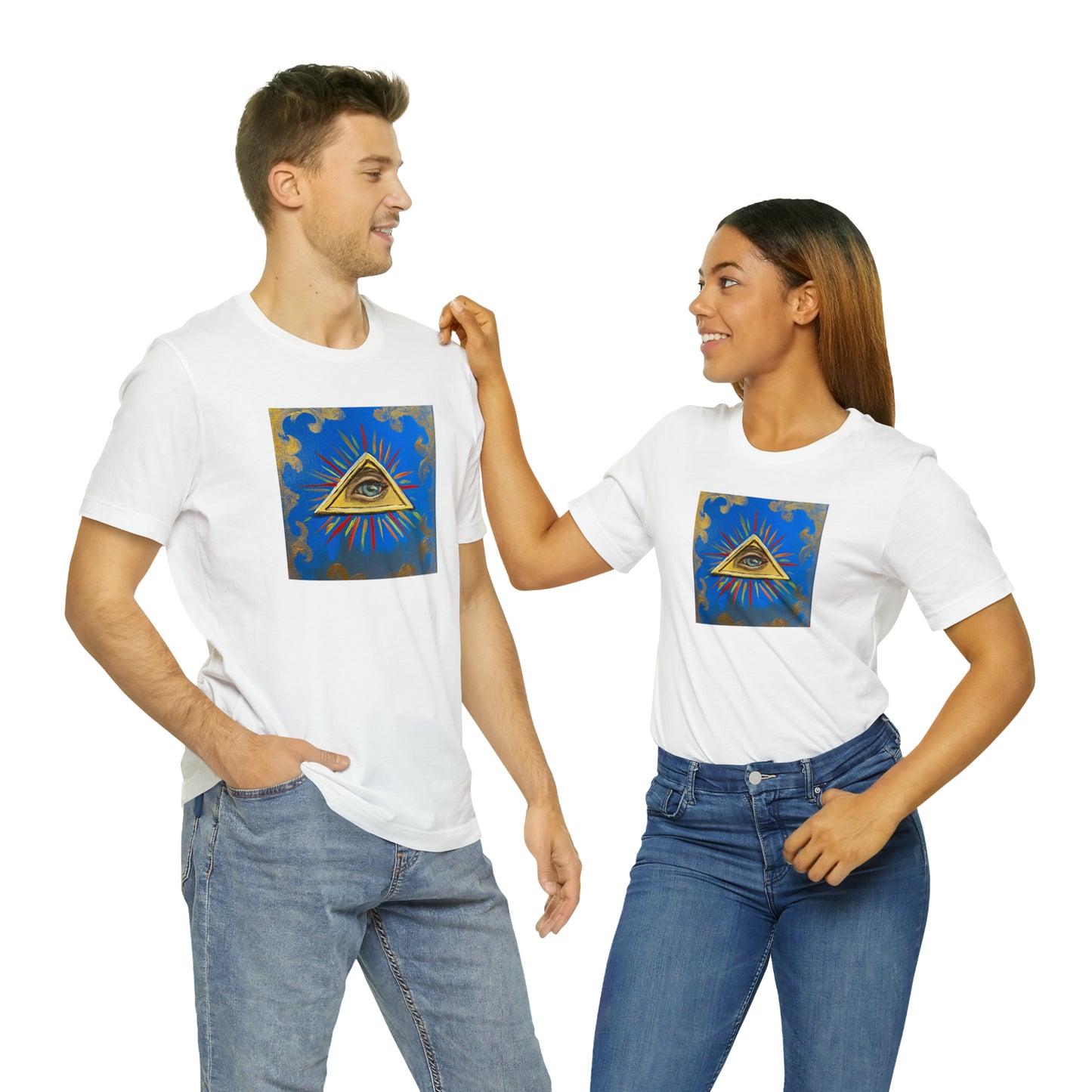 Scared & Alone Richard Lael's "All-Seeing Eye" Unisex Gallery Tee