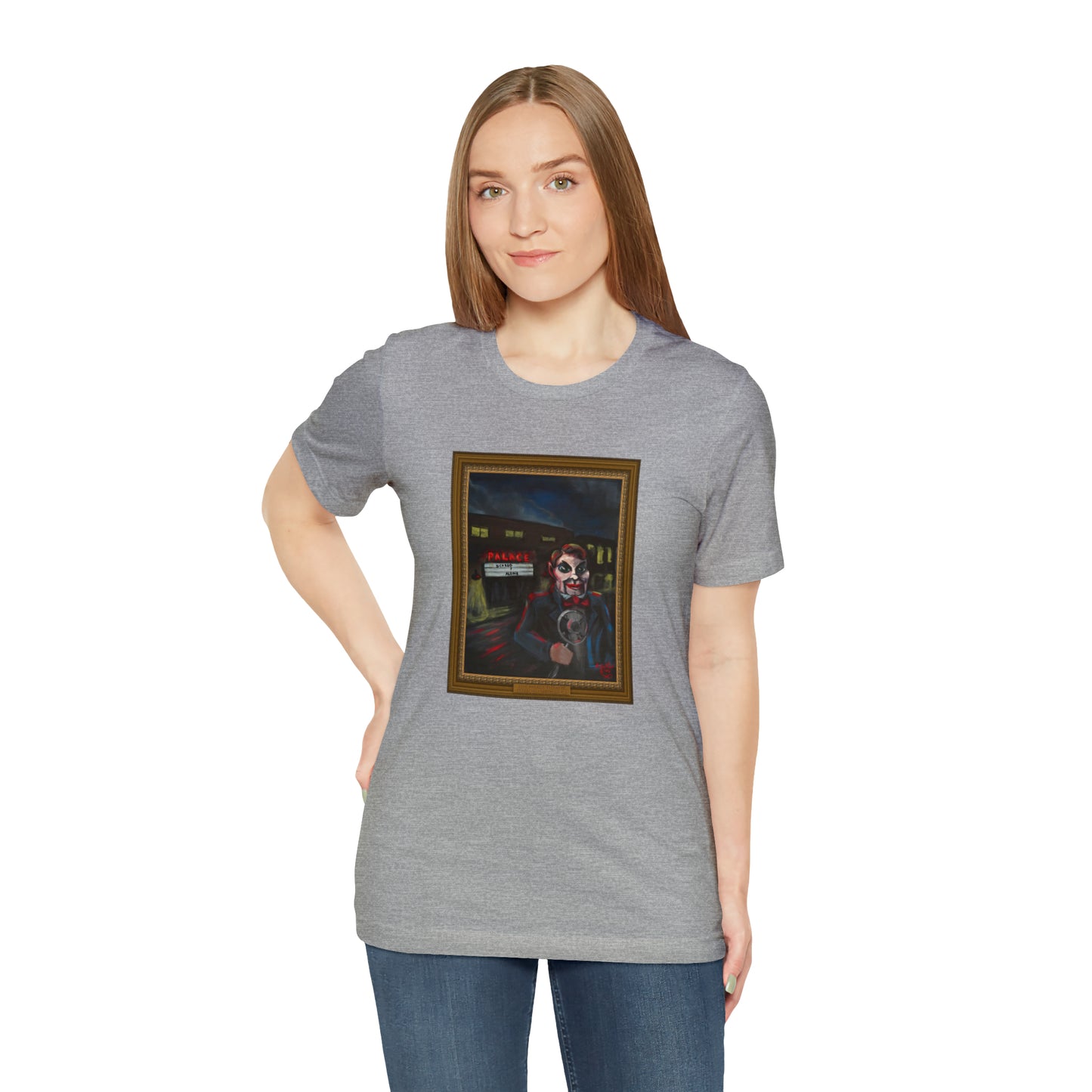 Scared & Alone Richard-Lael's "The Palace Theater" Unisex Gallery Tee (Single Image)