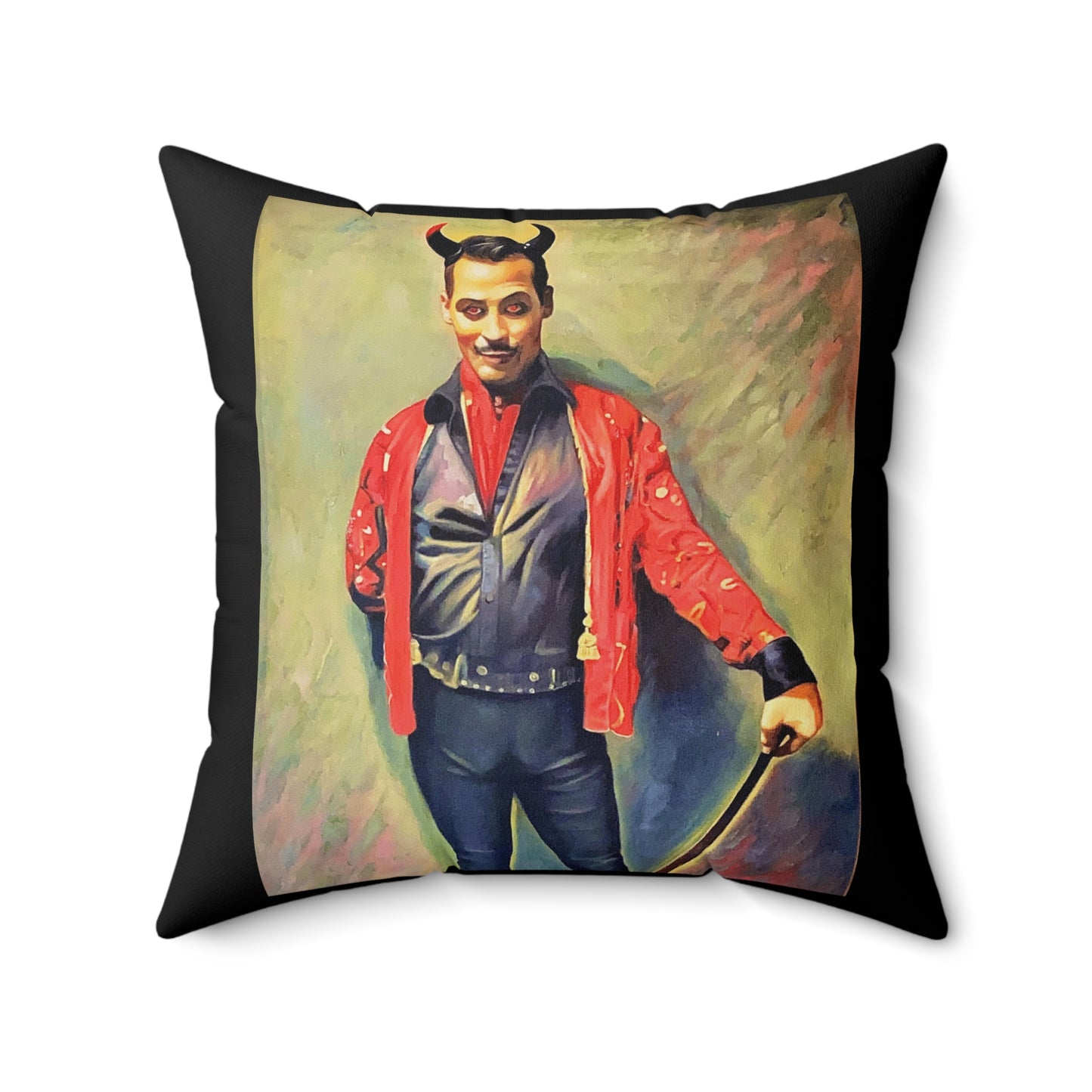 Scared & Alone Richard-Lael Lillard's "You Little Devil" Square Gallery Pillow