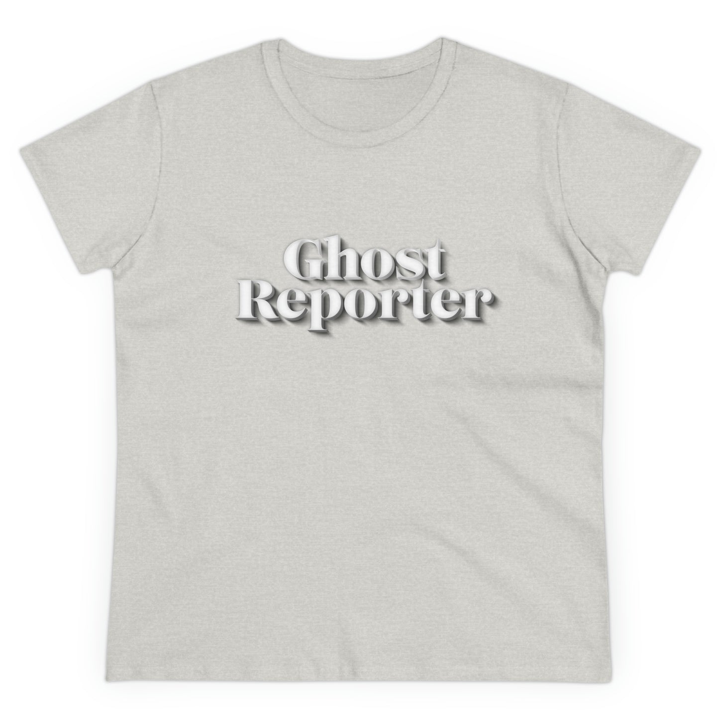 Ghost Report "Ghost Reporter" Women's Daily Cotton Tee