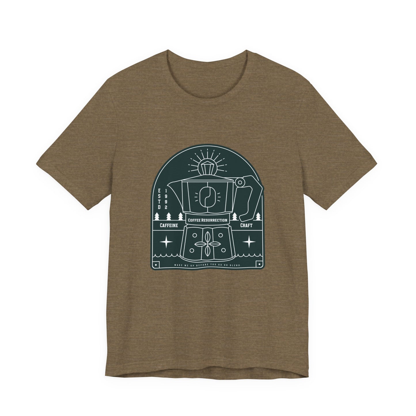 Caffeine Craft "Pot Head" Coffee Unisex Jersey Short Sleeve Tee