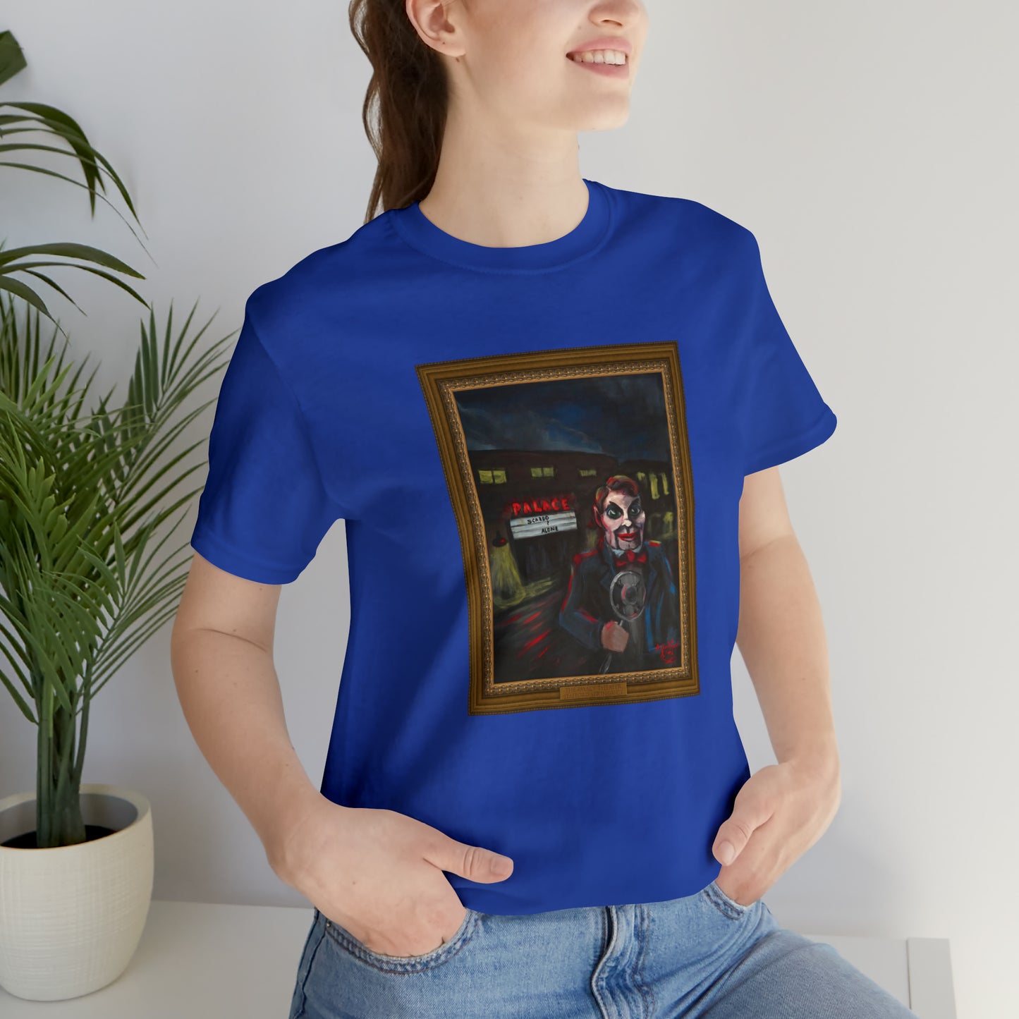 Scared & Alone Richard-Lael's "The Palace Theater" Unisex Gallery Tee (Single Image)