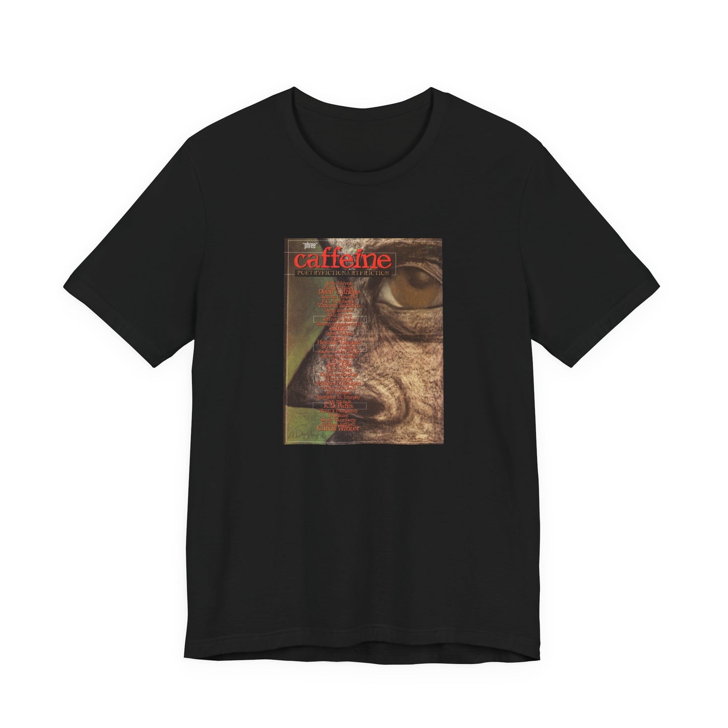 Caffeine Magazine: Poetry, Fiction, Art, Friction. Issue #9 Tee