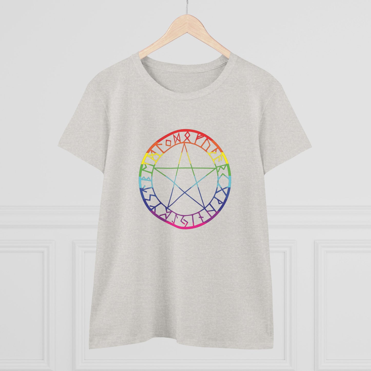 Spellcaster Women's Easy Tee - Rainbow Witch