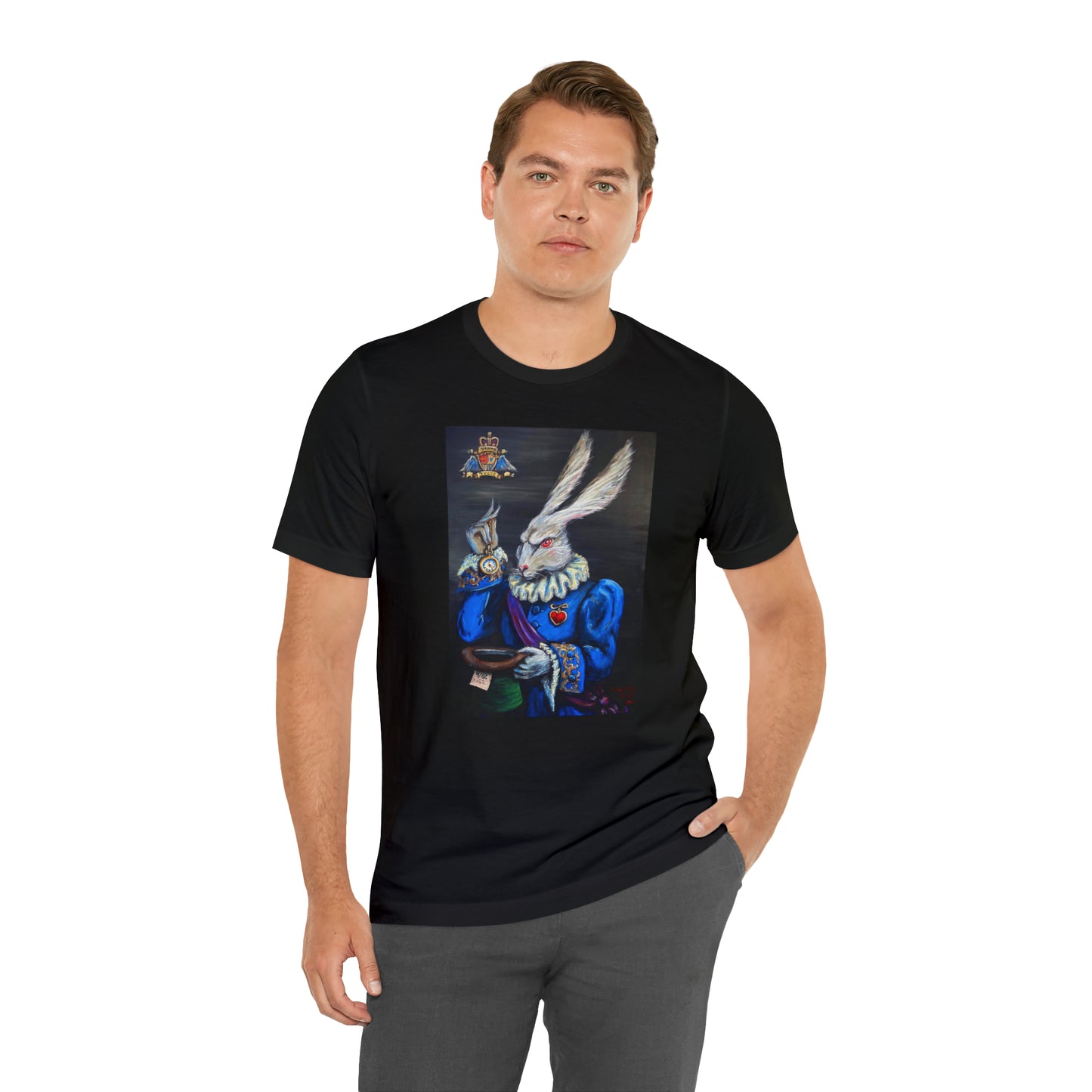 Scared & Alone Richard Lael's "It's Late" Unisex Gallery Tee