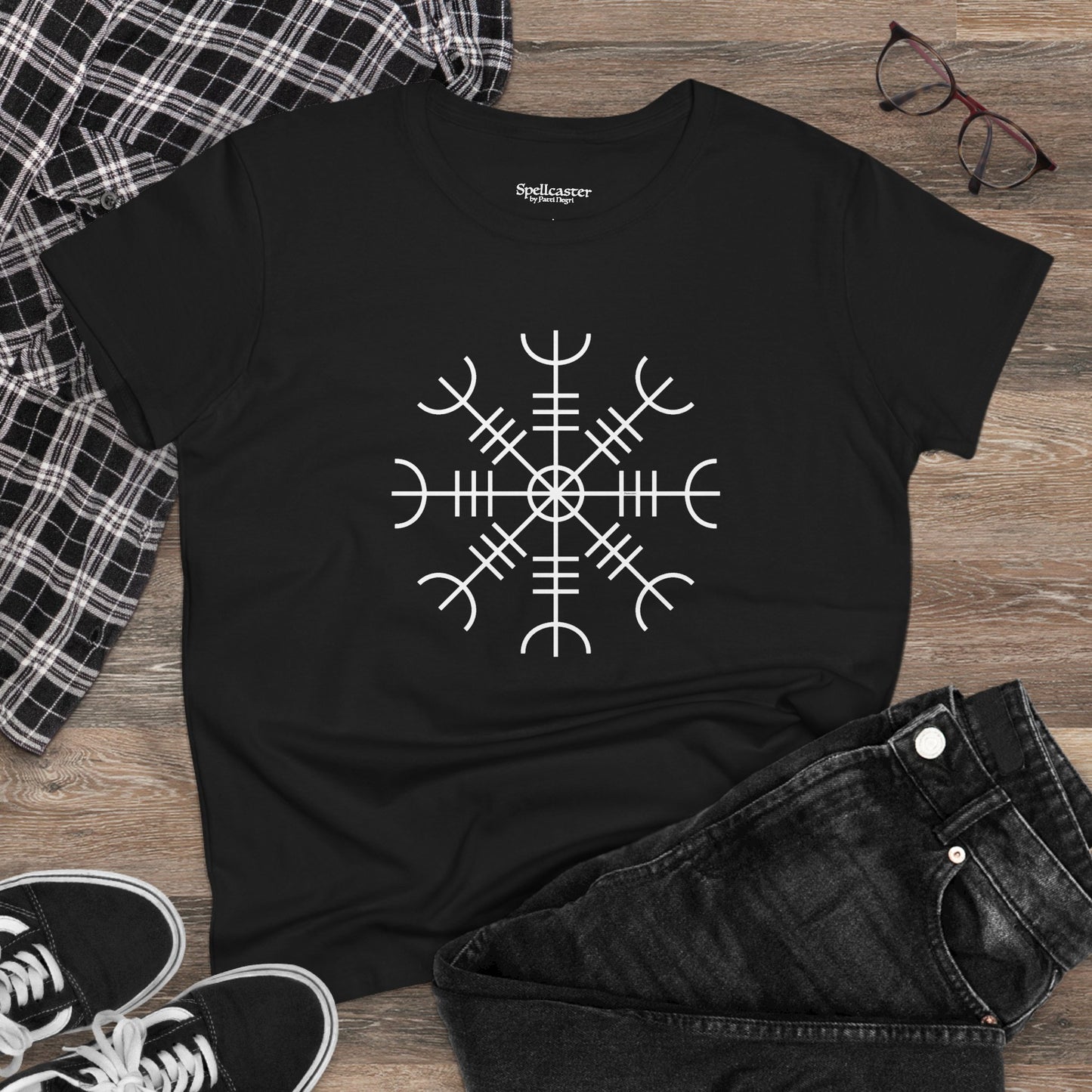 Spellcaster by Patti Negri "Protection" Helm of Awe Women's Easy Tee