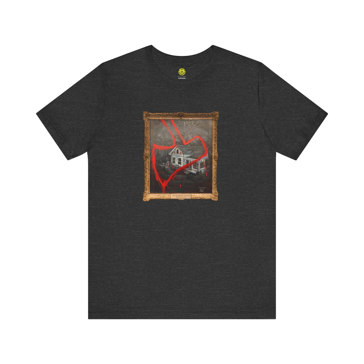 Scared & Alone Richard-Lael's "Villisca Axe Murder House" Unisex Gallery Tee (Single Image)