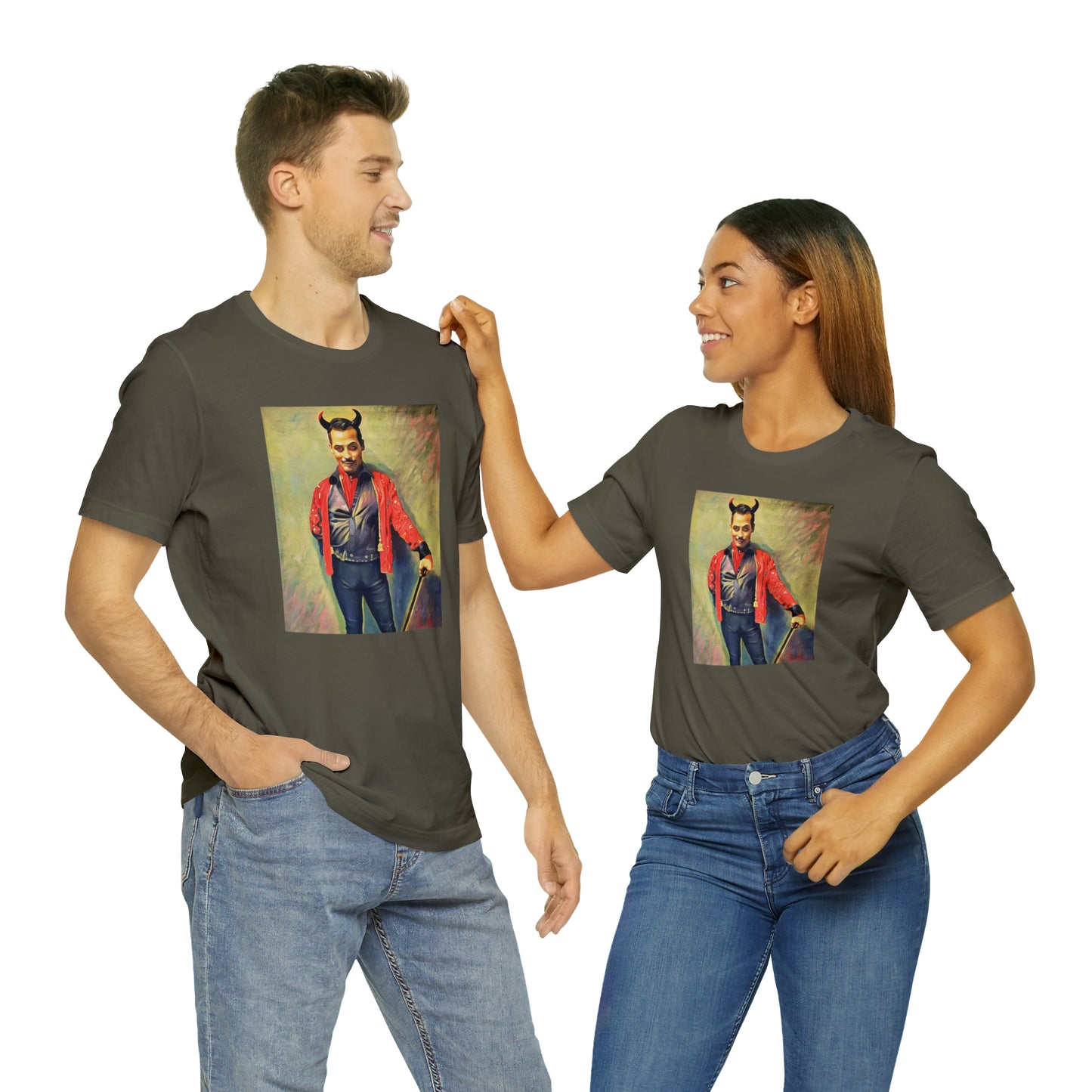 Scared & Alone Richard-Lael Lillard's "You Little Devil" Unisex Gallery Tee